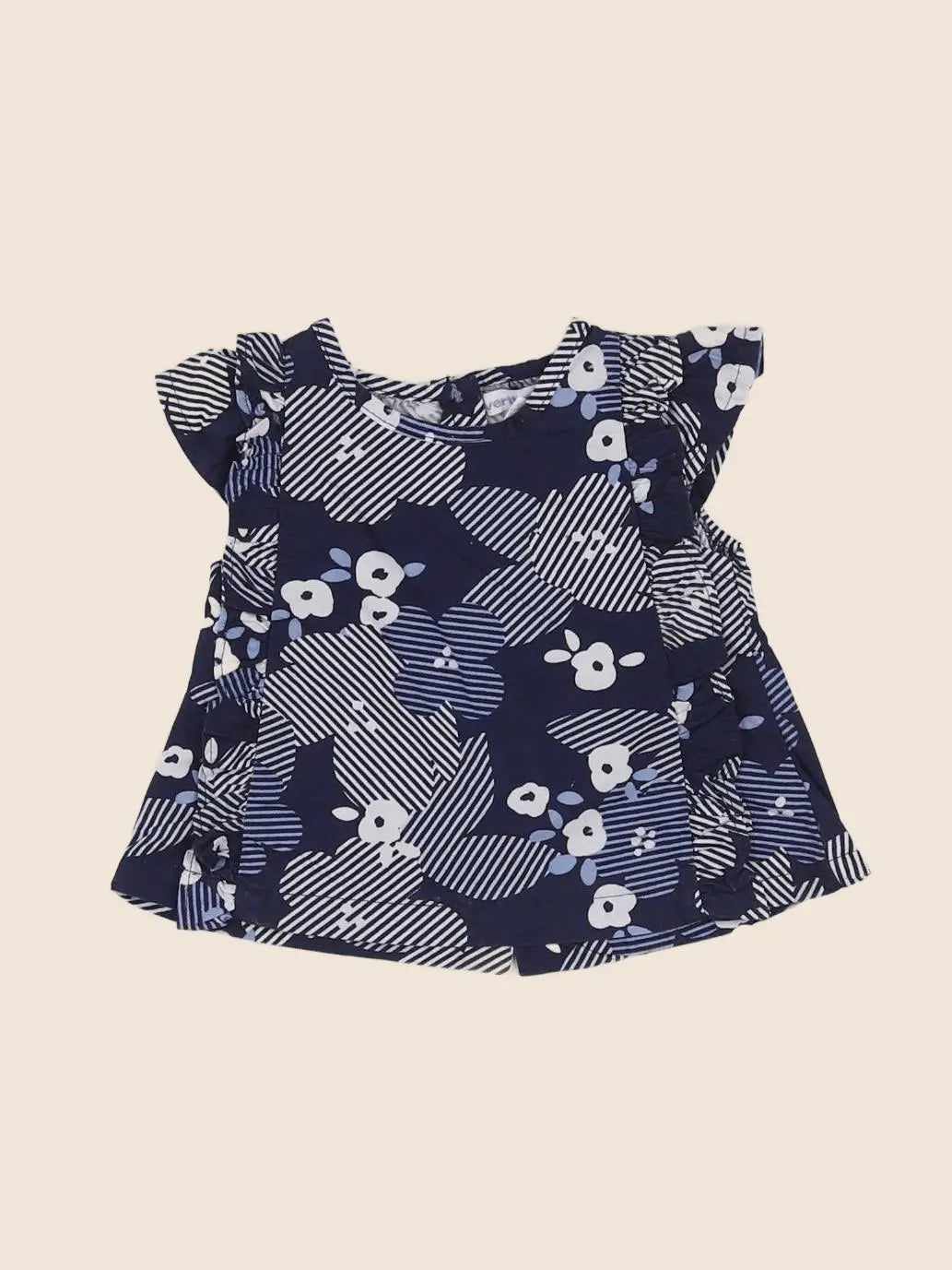 Vertbaudet - blouse bleu - 3 mois