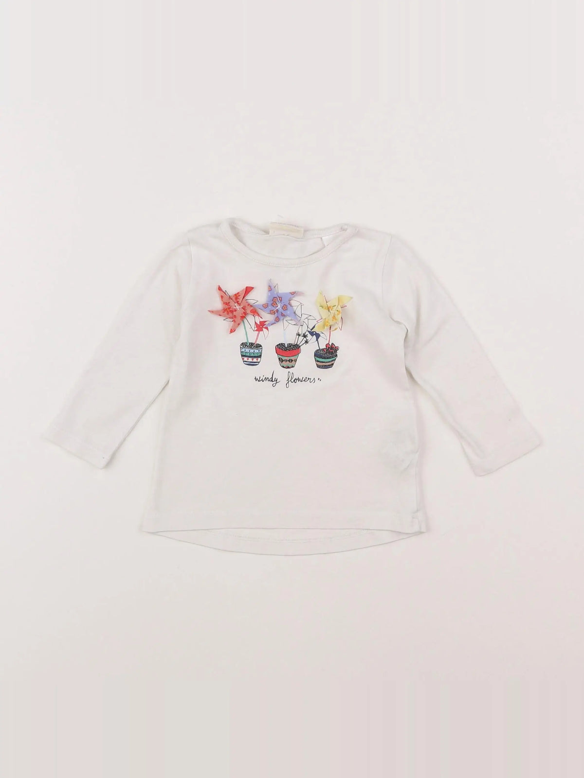 Zara - tee-shirt blanc - 3/6 mois