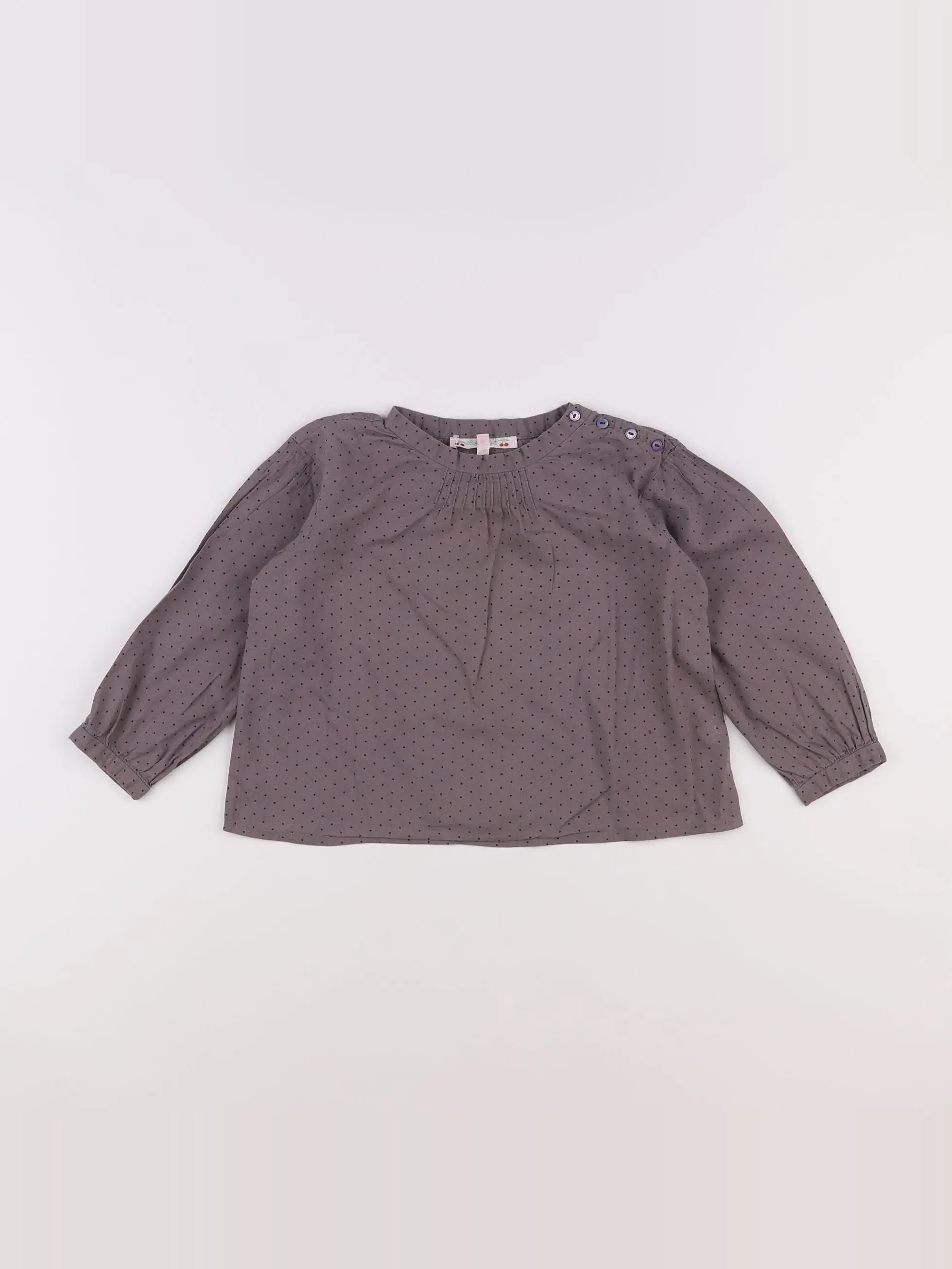 Bonpoint - blouse marron - 3 ans