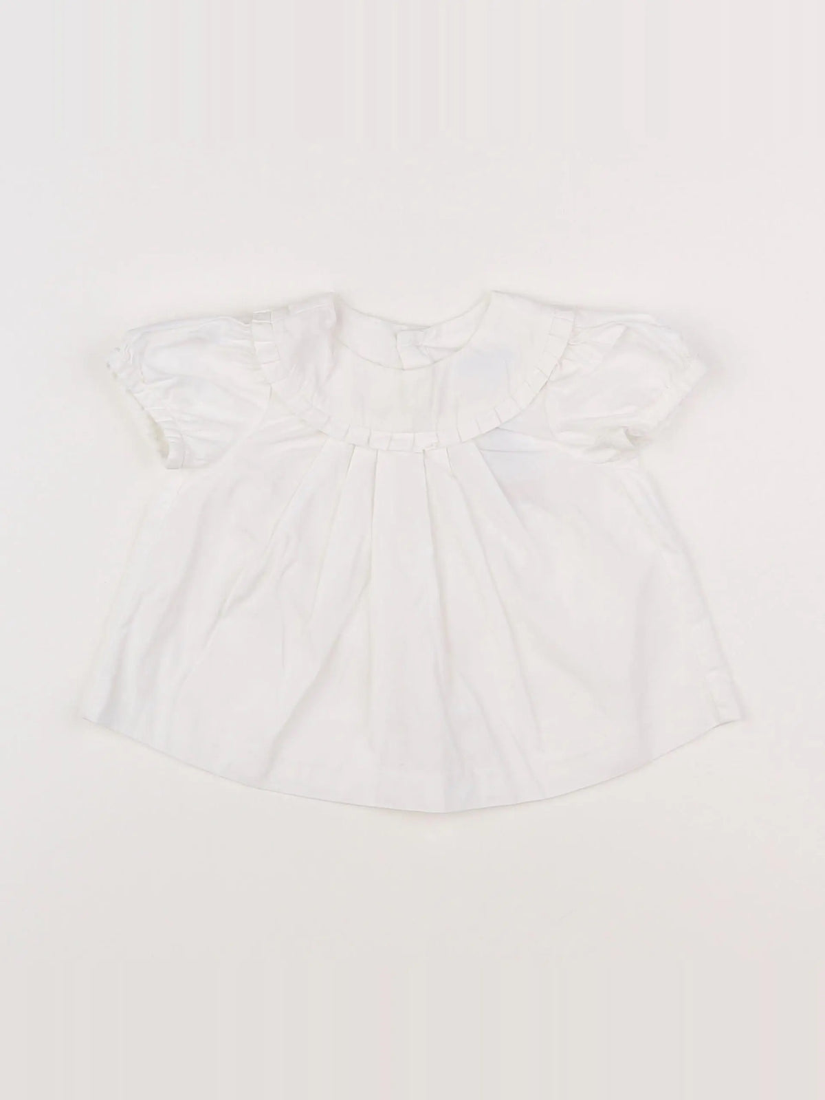 Jacadi - blouse blanc - 12 mois