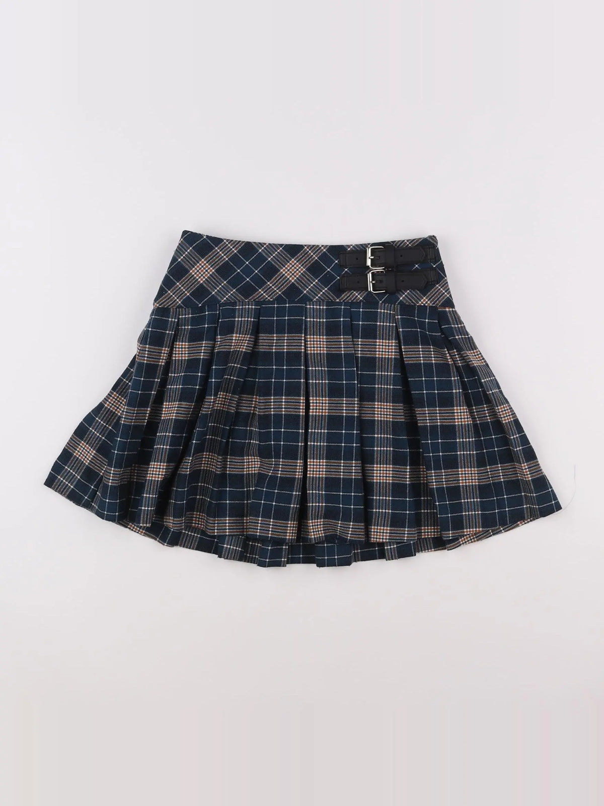 Zara - jupe bleu, marron - 10 ans