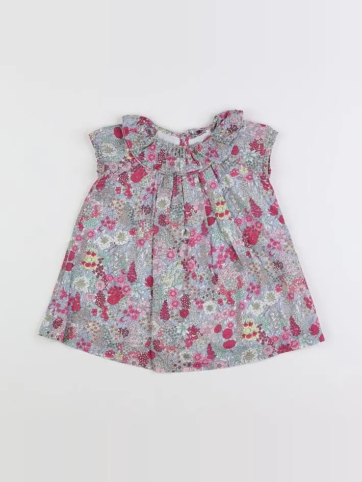 Jacadi - robe liberty rose - 12 mois