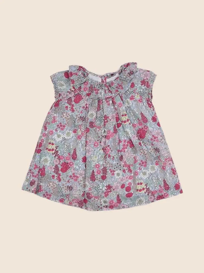 Jacadi - robe liberty rose - 12 mois
