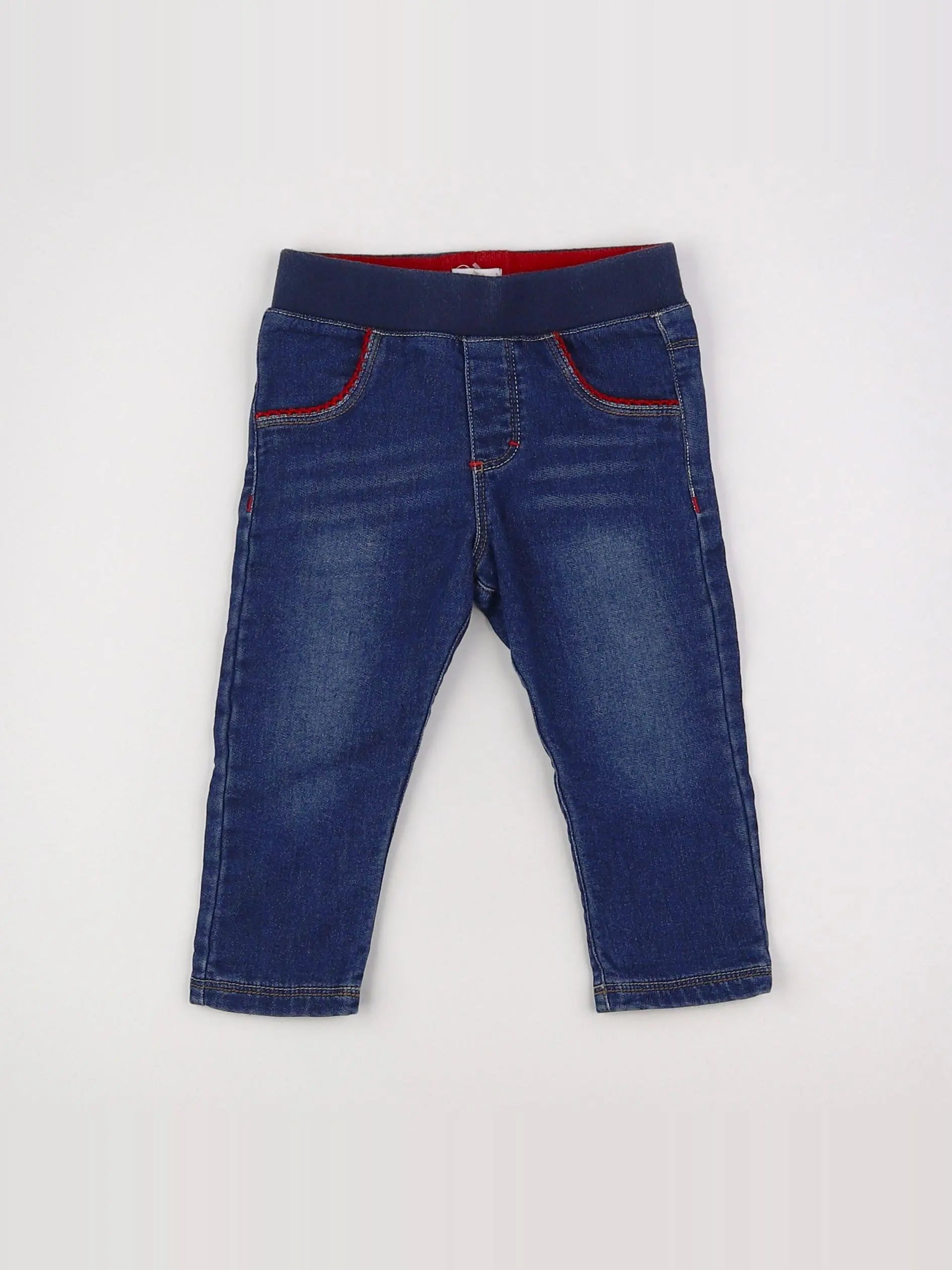 Absorba - jegging bleu, rouge - 12 mois