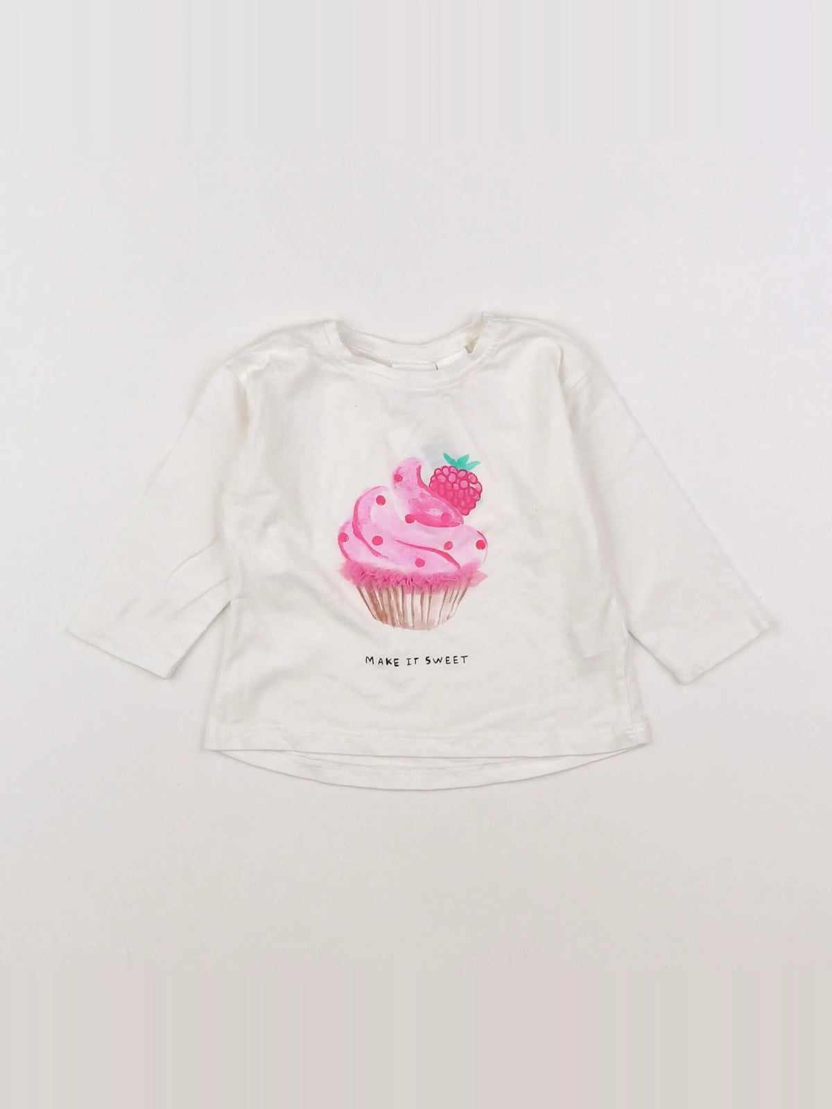 Zara - tee-shirt blanc - 6/9 mois