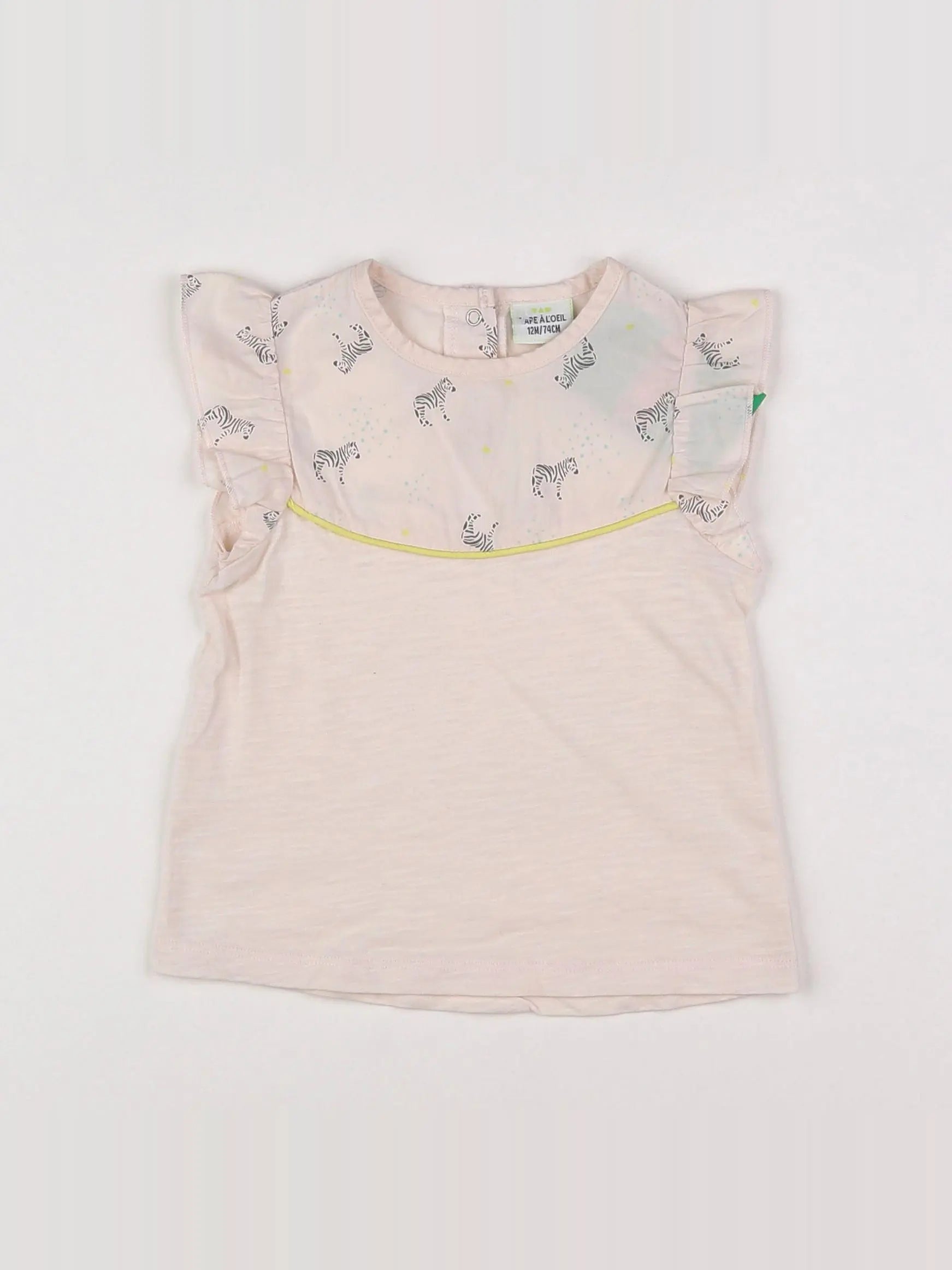 Tape à l'oeil - tee-shirt beige - 12 mois