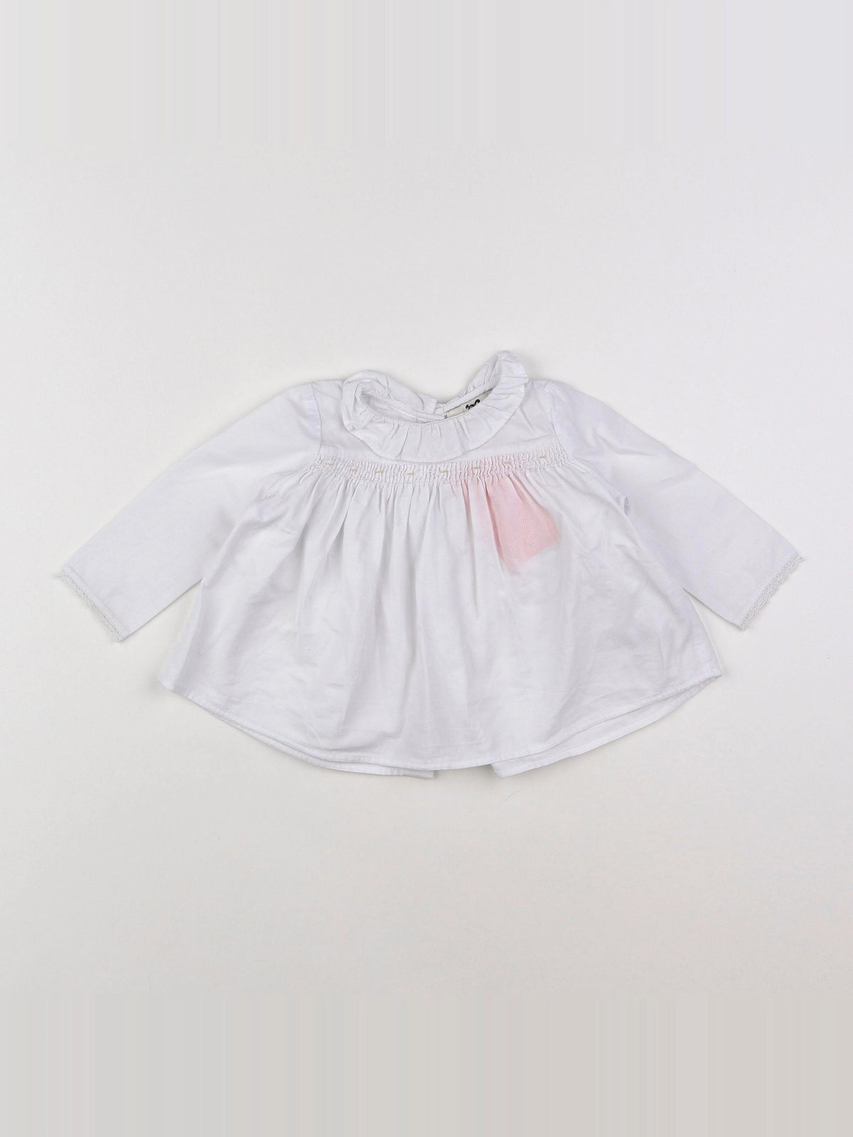 Cyrillus - blouse blanc - 9 mois