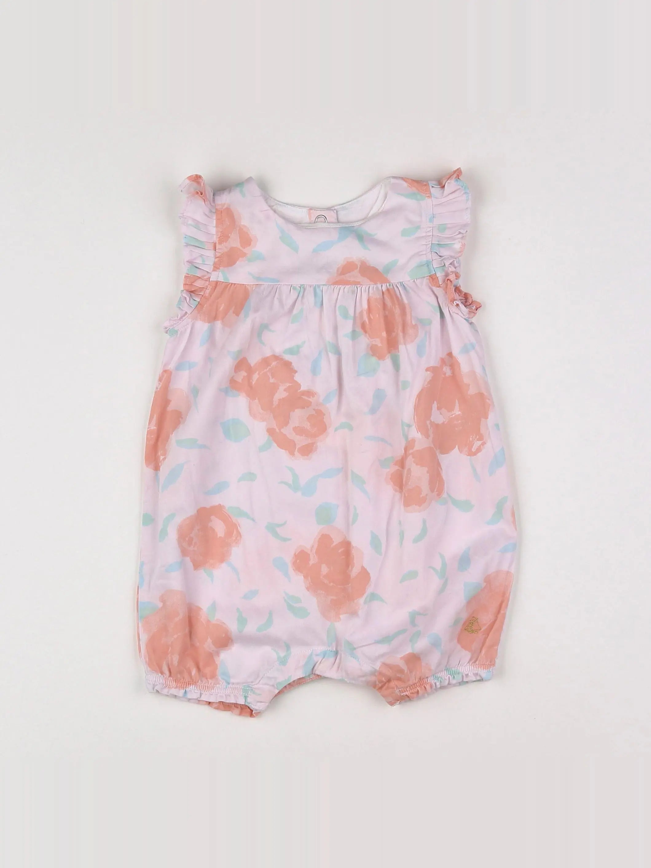 Petit Bateau - combinaison multicolore - 12 mois
