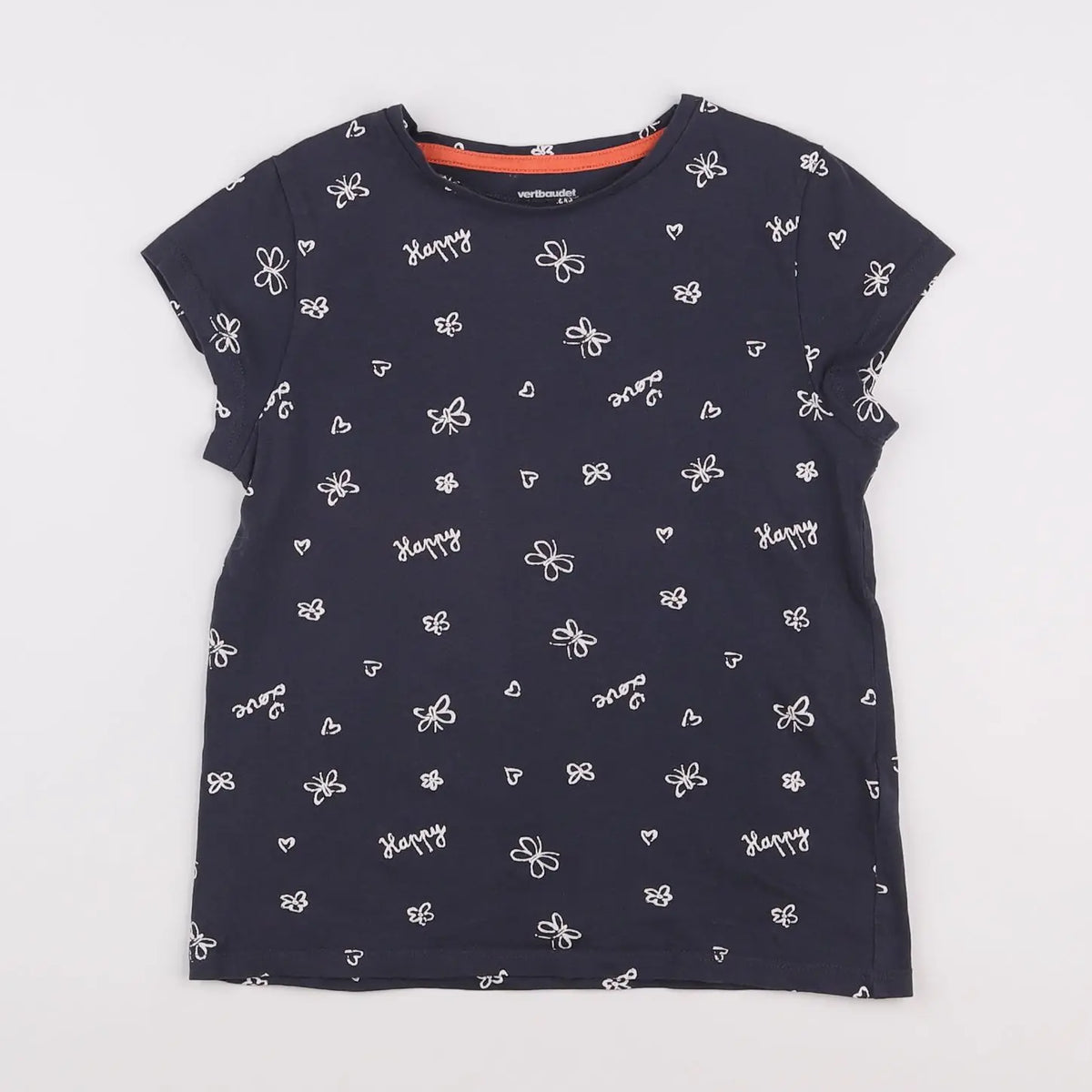 Vertbaudet - tee-shirt gris - 8 ans