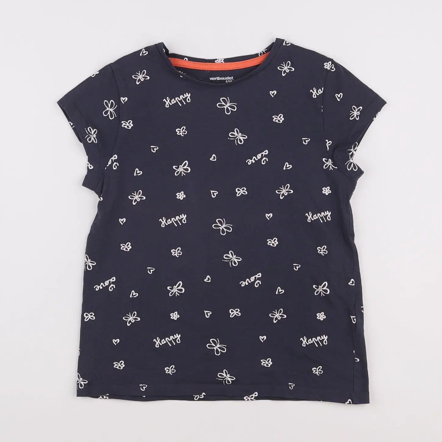 Vertbaudet - tee-shirt gris - 8 ans