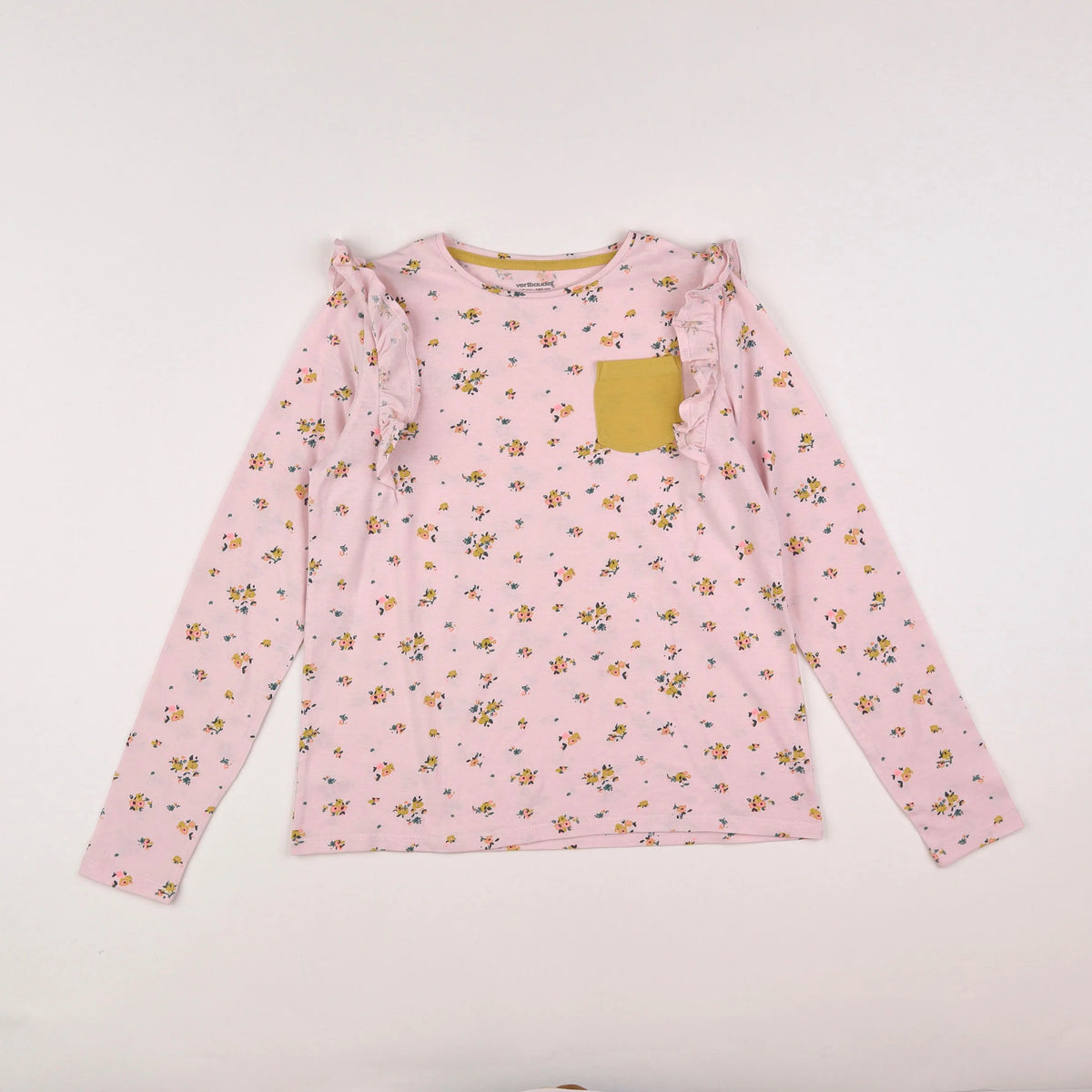 Vertbaudet - tee-shirt rose - 10 ans