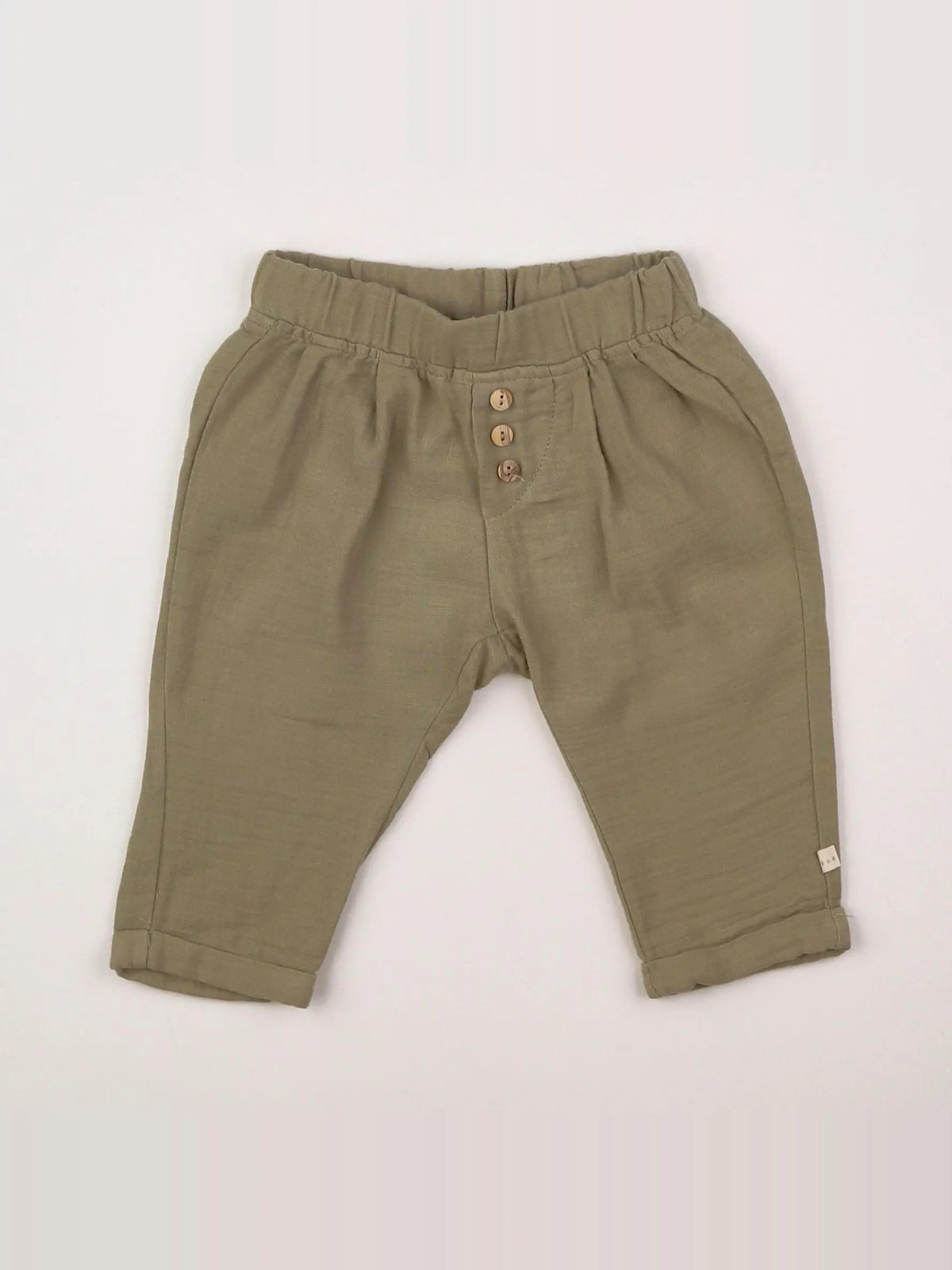 Les Petites Choses - sarouel vert - 6 mois
