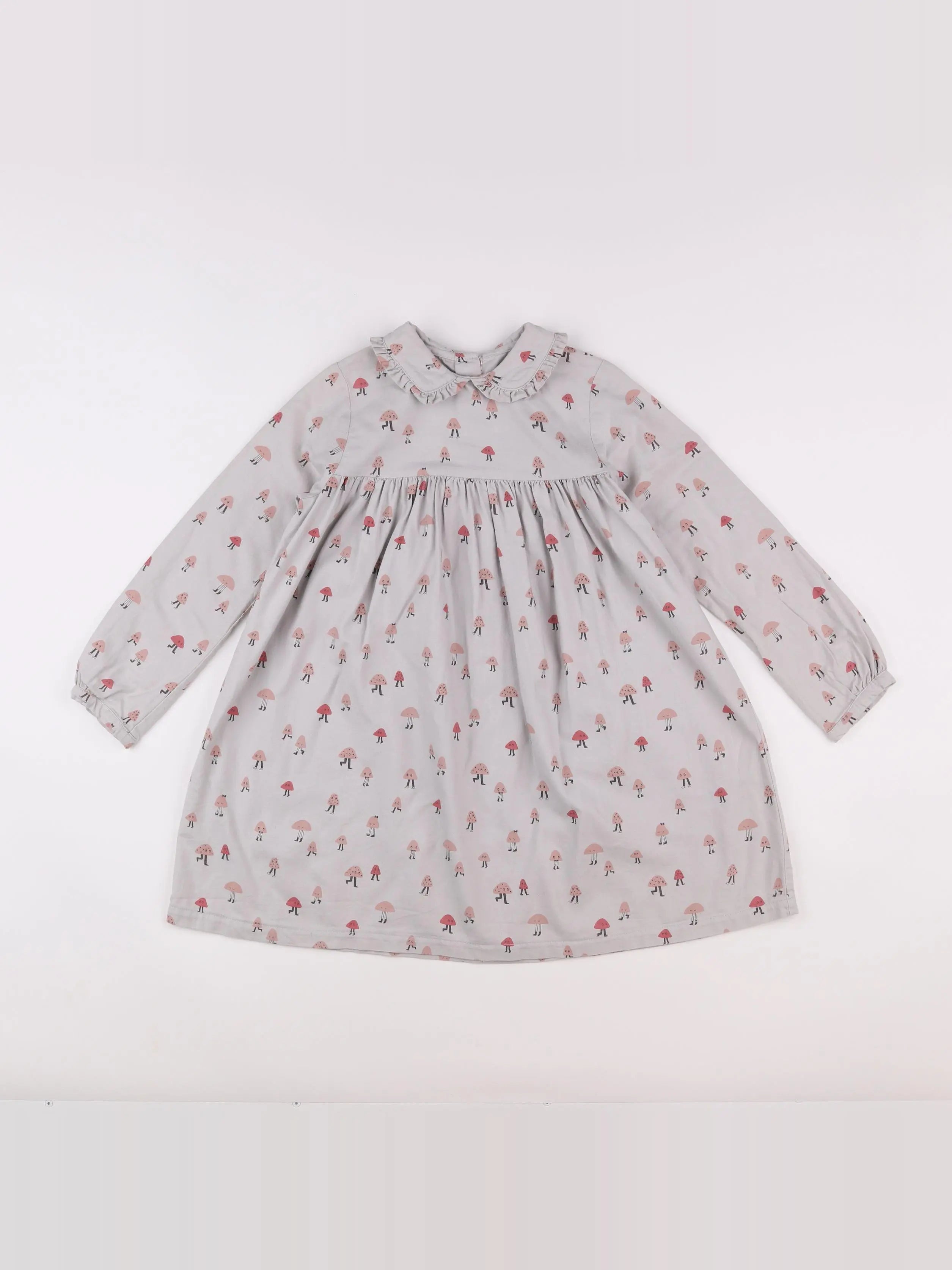 Filou & Friends - robe gris - 8 ans