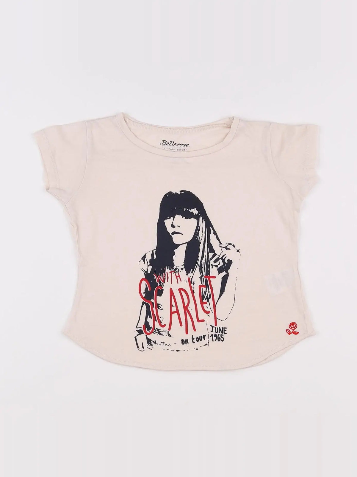 Bellerose - tee-shirt beige - 4 ans