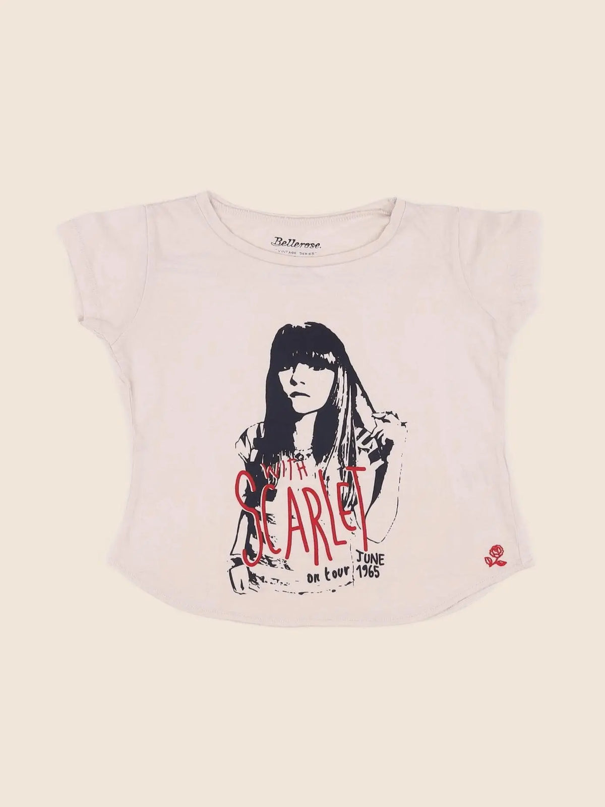 Bellerose - tee-shirt beige - 4 ans