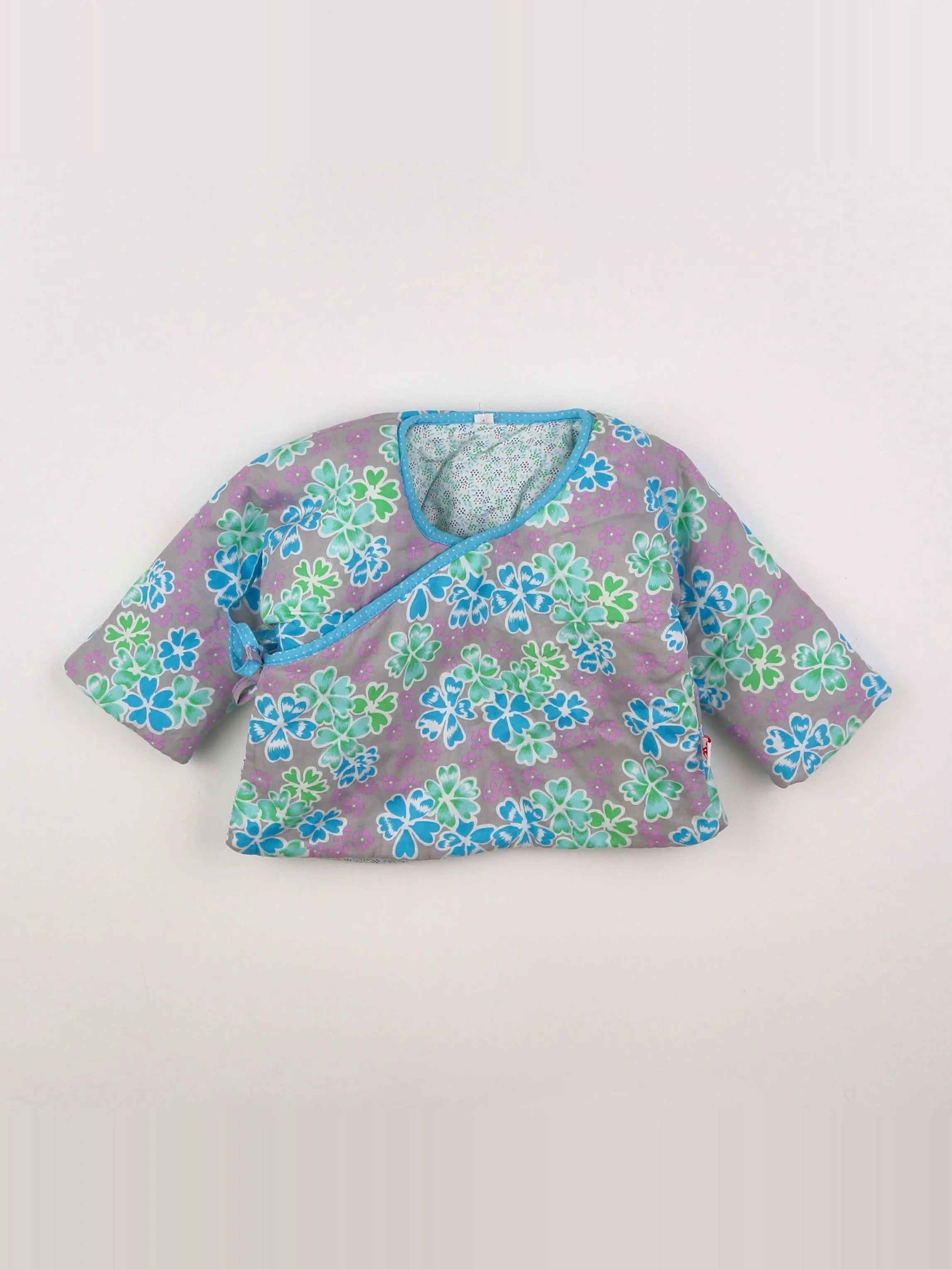 Petit Pan - veste marron, bleu - 6 mois