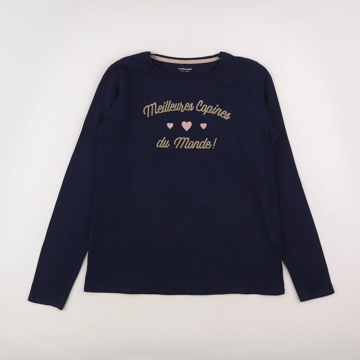 Vertbaudet - tee-shirt bleu - 12 ans