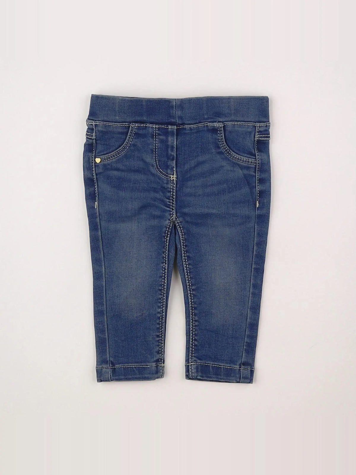 Tape à l'oeil - jegging bleu - 6 mois