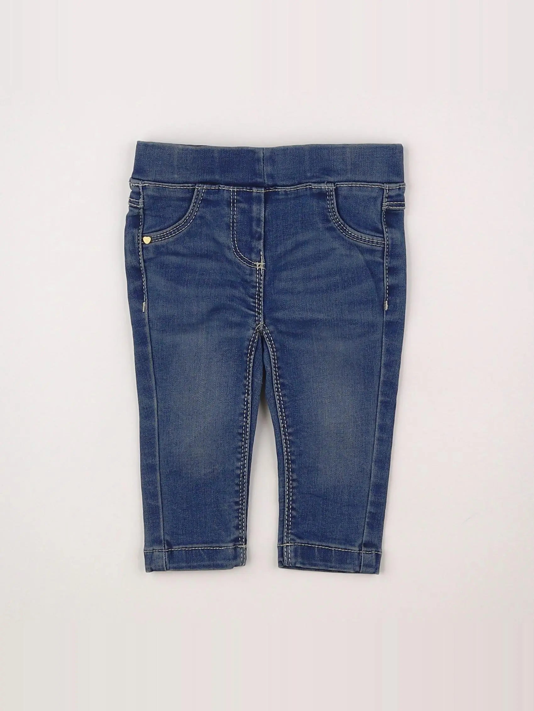 Tape à l'oeil - jegging bleu - 6 mois