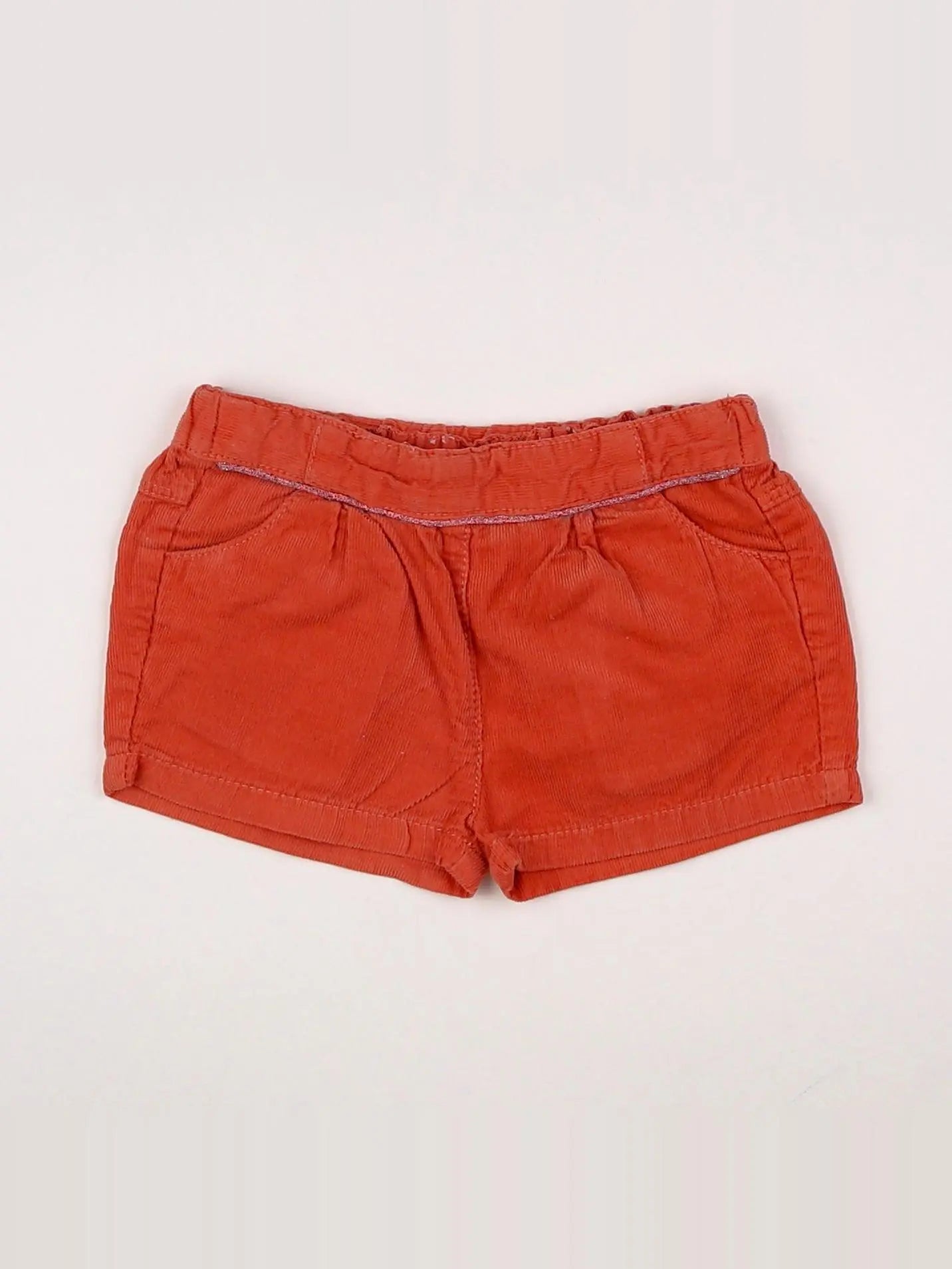 Tape à l'oeil - short orange - 9 mois