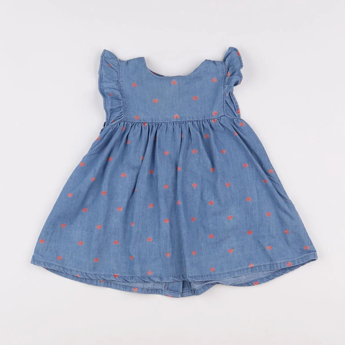 Vertbaudet - robe bleu - 9 mois
