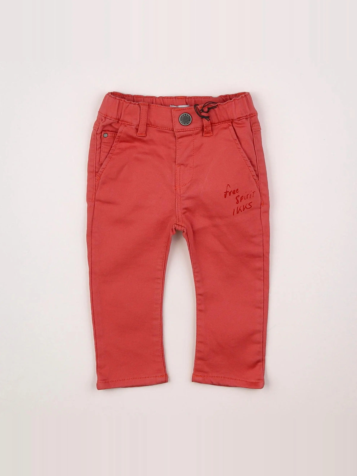 IKKS - jean orange - 12 mois