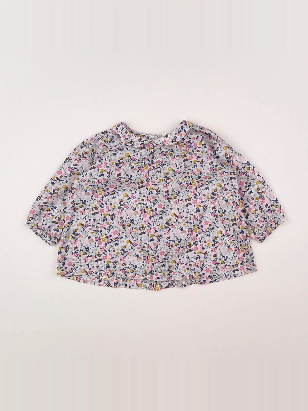 Boutchou - blouse multicolore - 9 mois