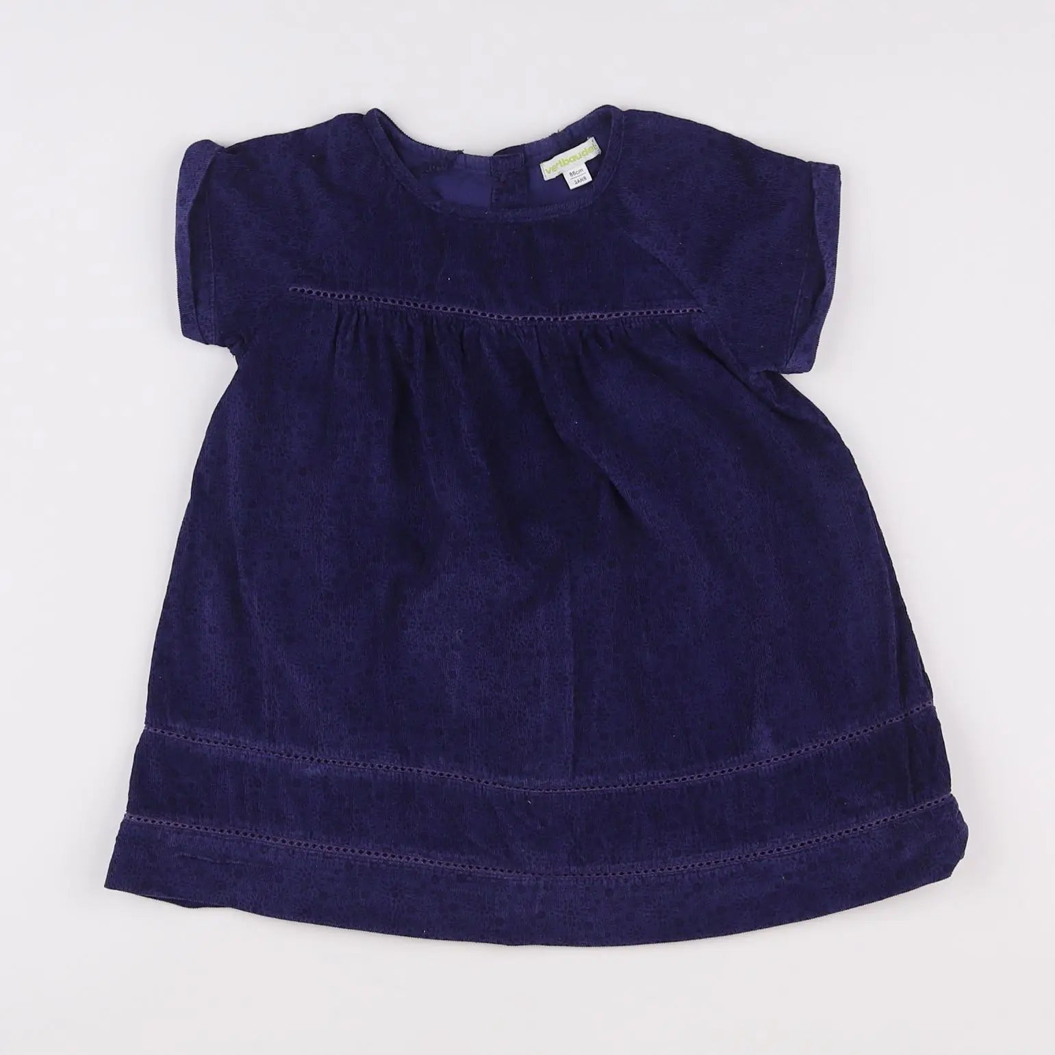 Vertbaudet - robe bleu - 2 ans
