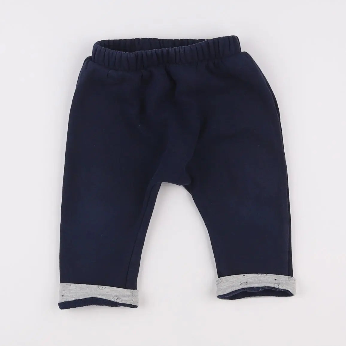 Vertbaudet - jogging bleu - 12 mois