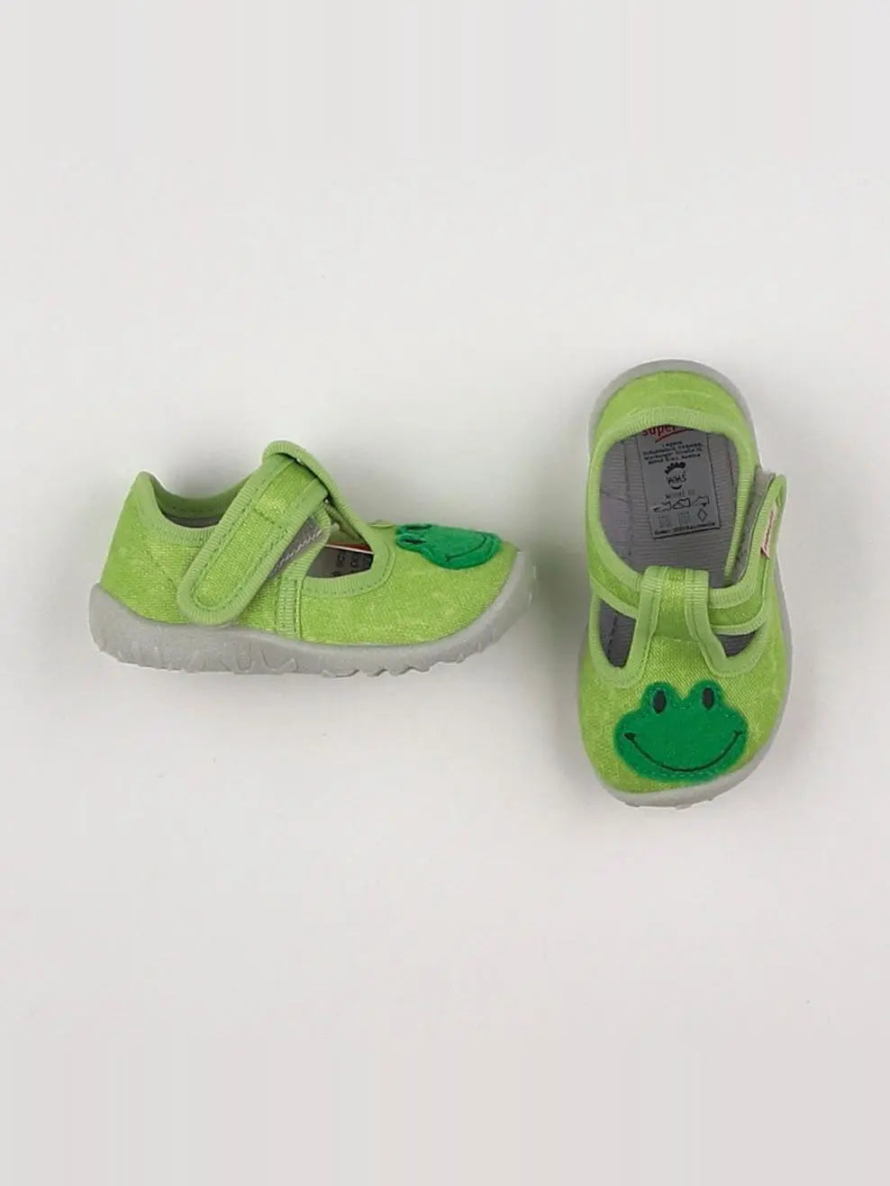 Superfit - tennis à scratch/ lacets vert - pointure 18