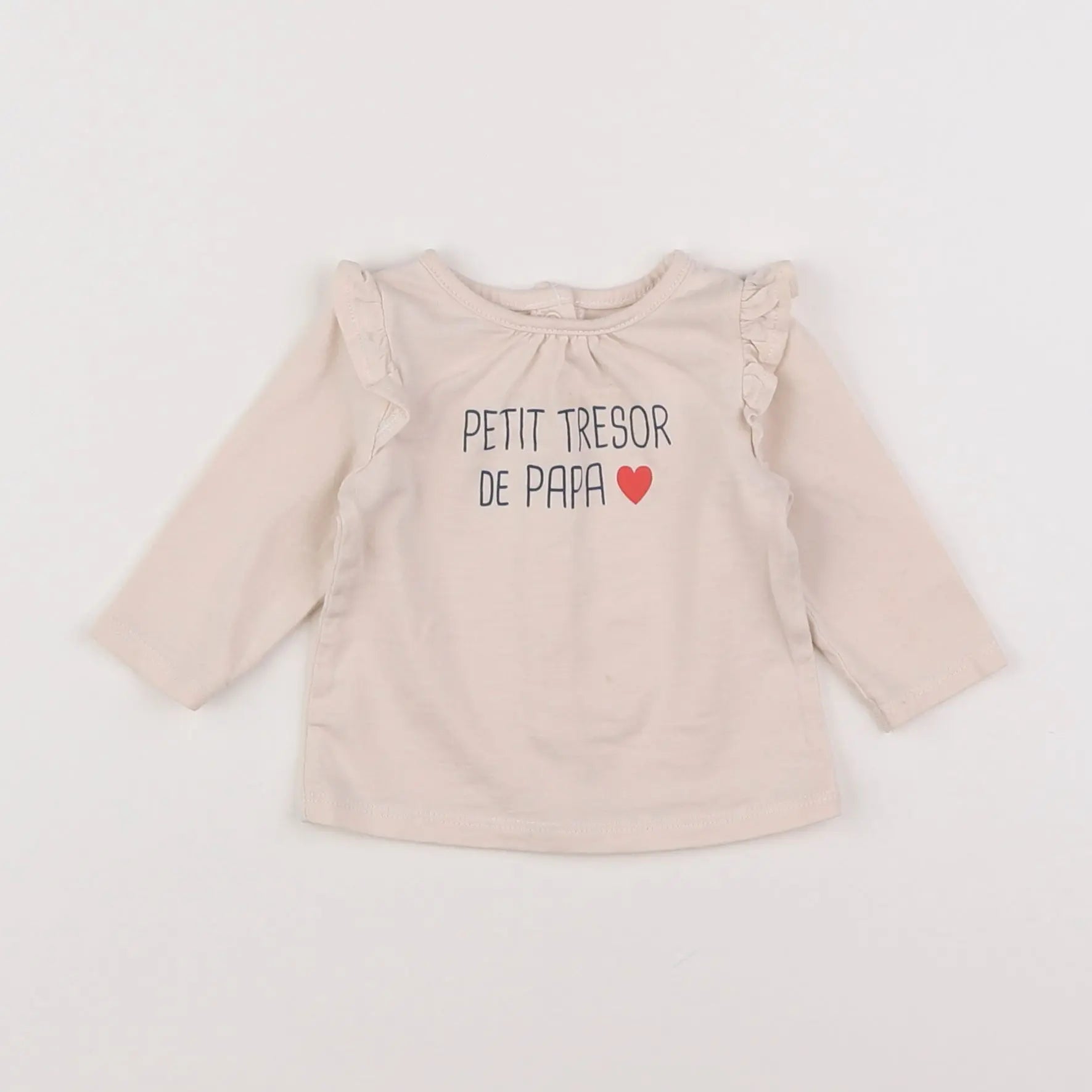 Vertbaudet - tee-shirt rose - 3 mois