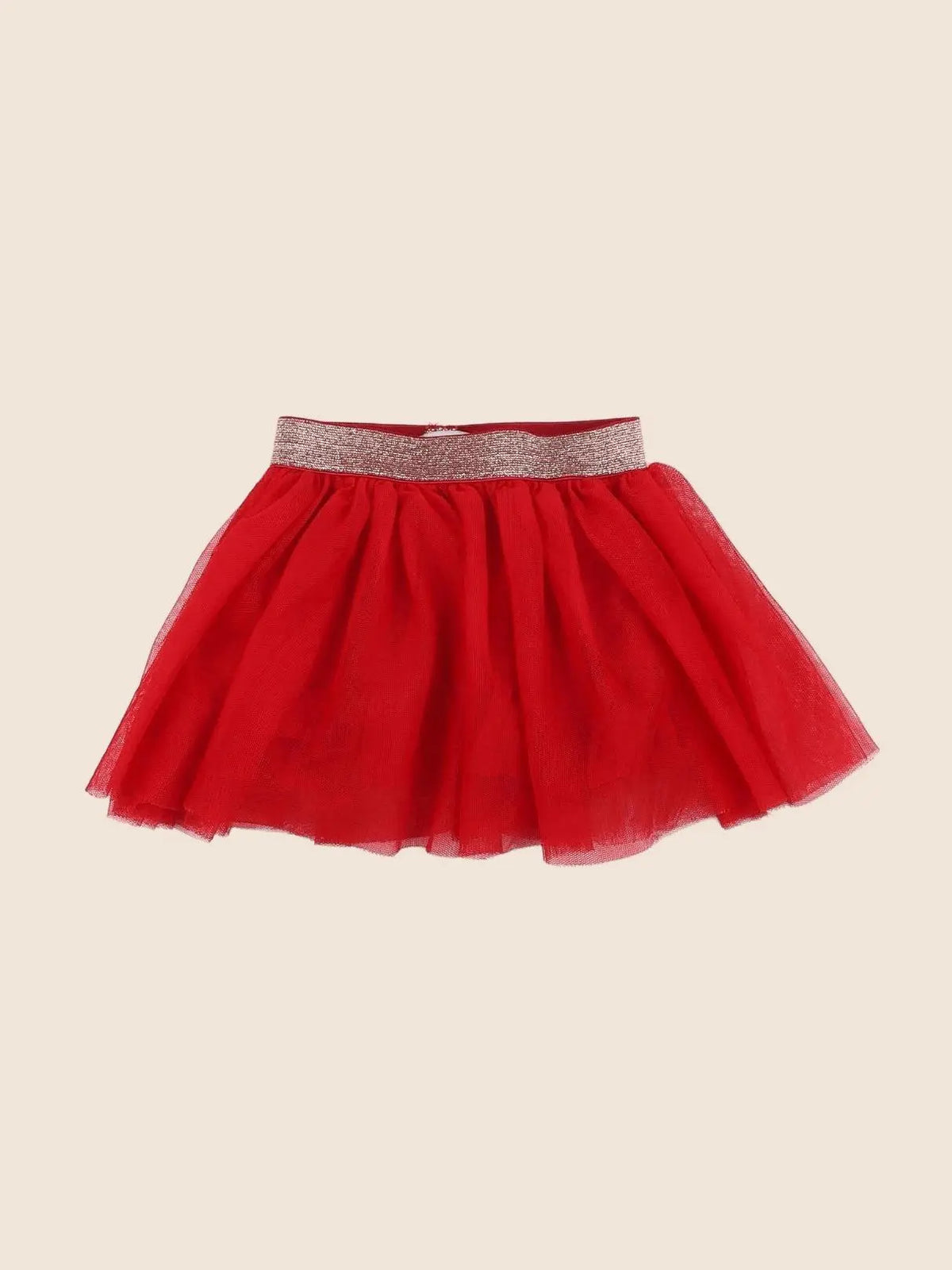 Vertbaudet - jupe rouge - 12 mois
