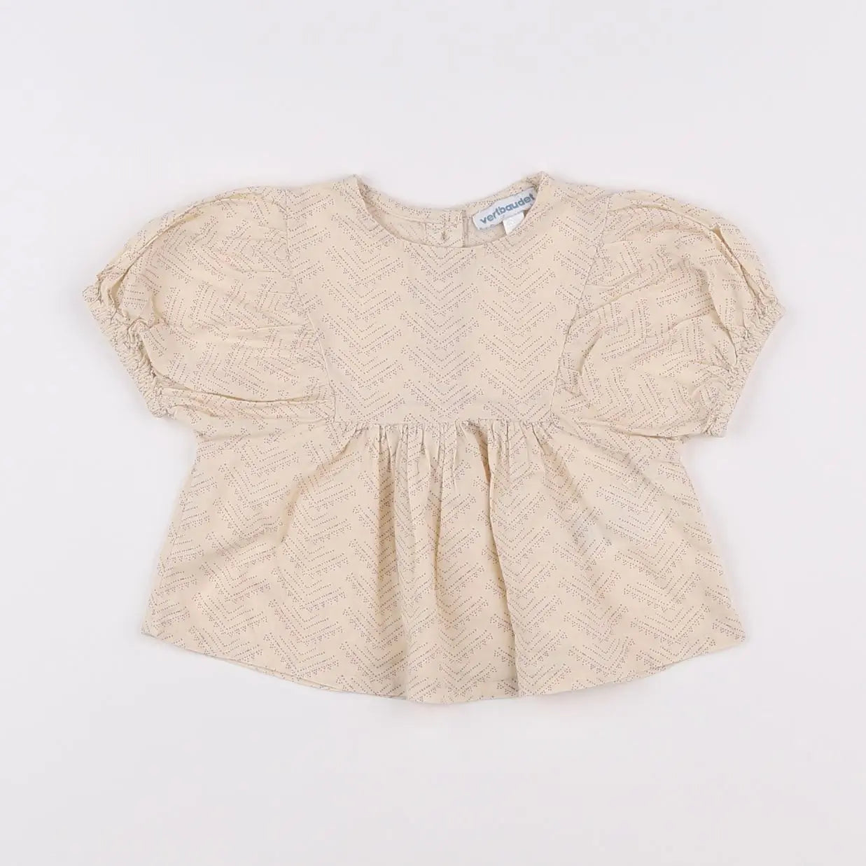 Vertbaudet - blouse beige - 6 mois
