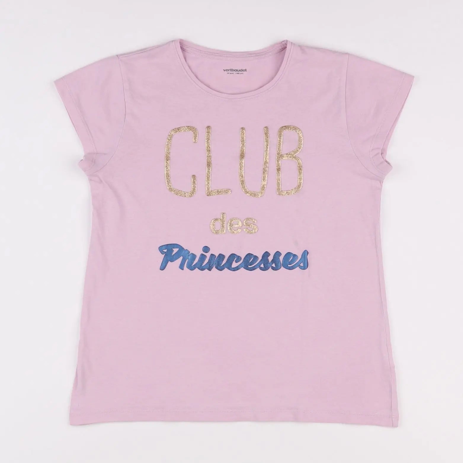 Vertbaudet - tee-shirt violet - 10 ans