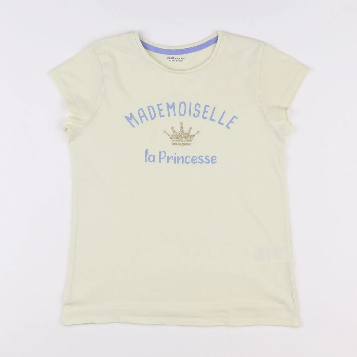 Vertbaudet - tee-shirt jaune - 10 ans