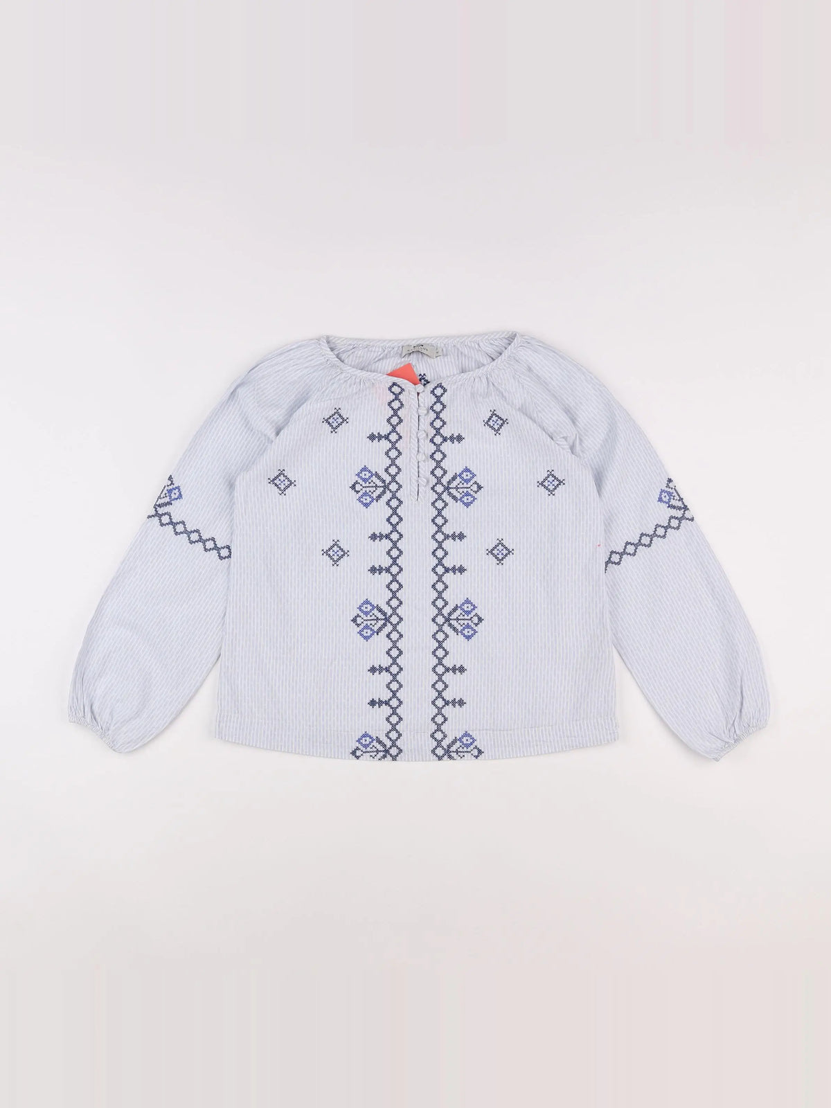 Cyrillus - blouse bleu - 10 ans