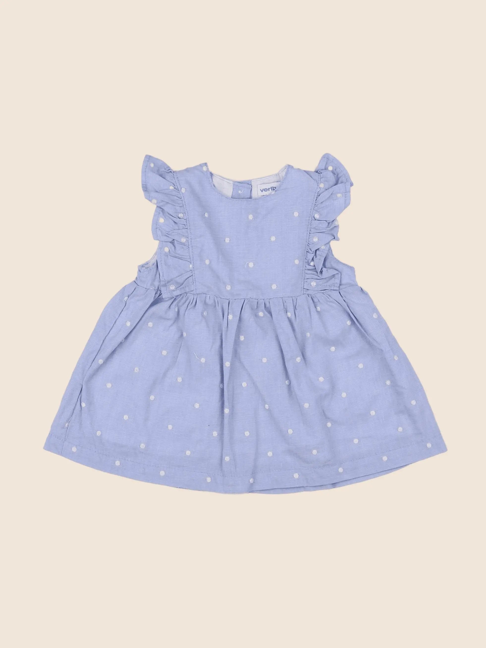 Vertbaudet - robe bleu - 3 mois