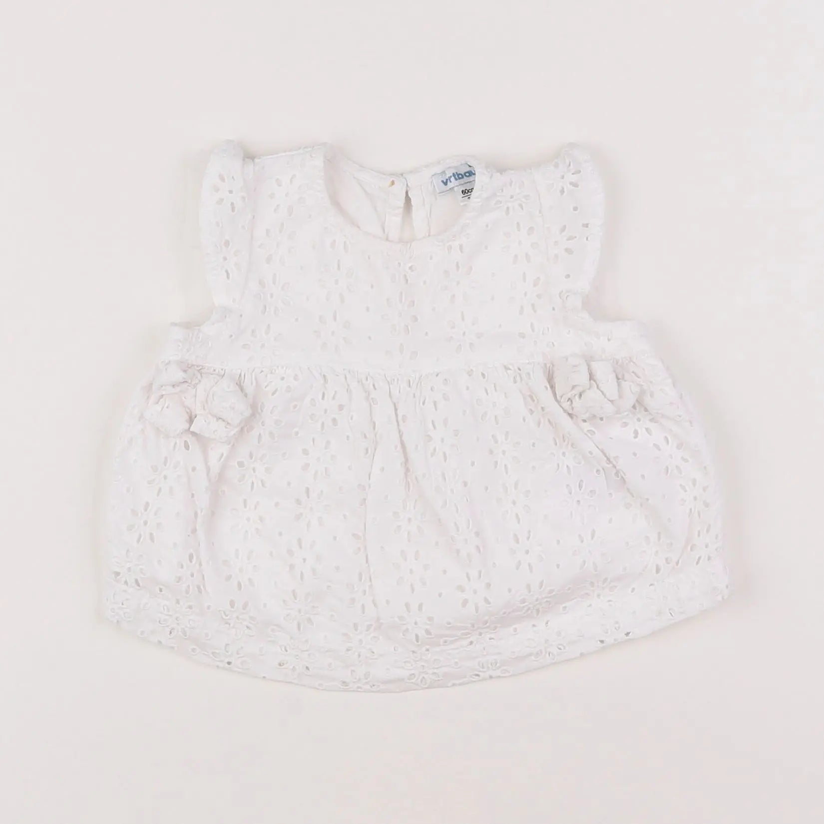 Vertbaudet - blouse blanc - 3 mois