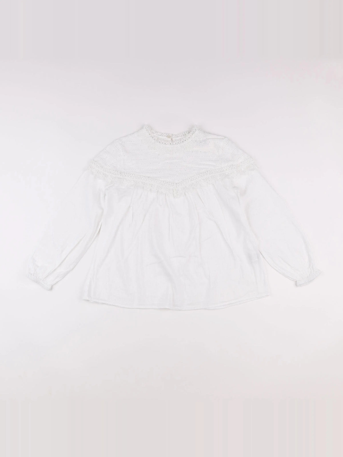 Zara - blouse blanc - 10 ans
