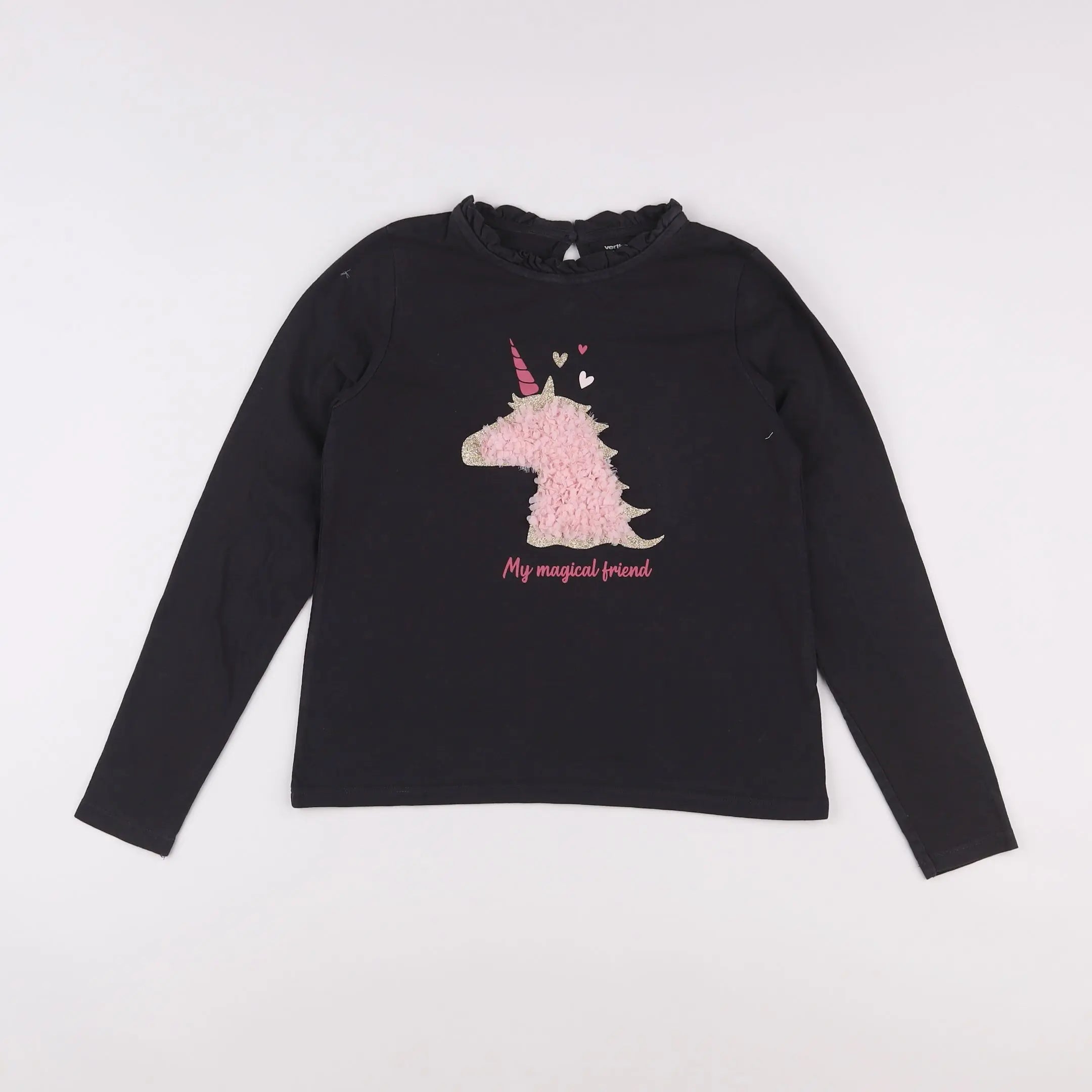 Vertbaudet - tee-shirt gris - 10 ans