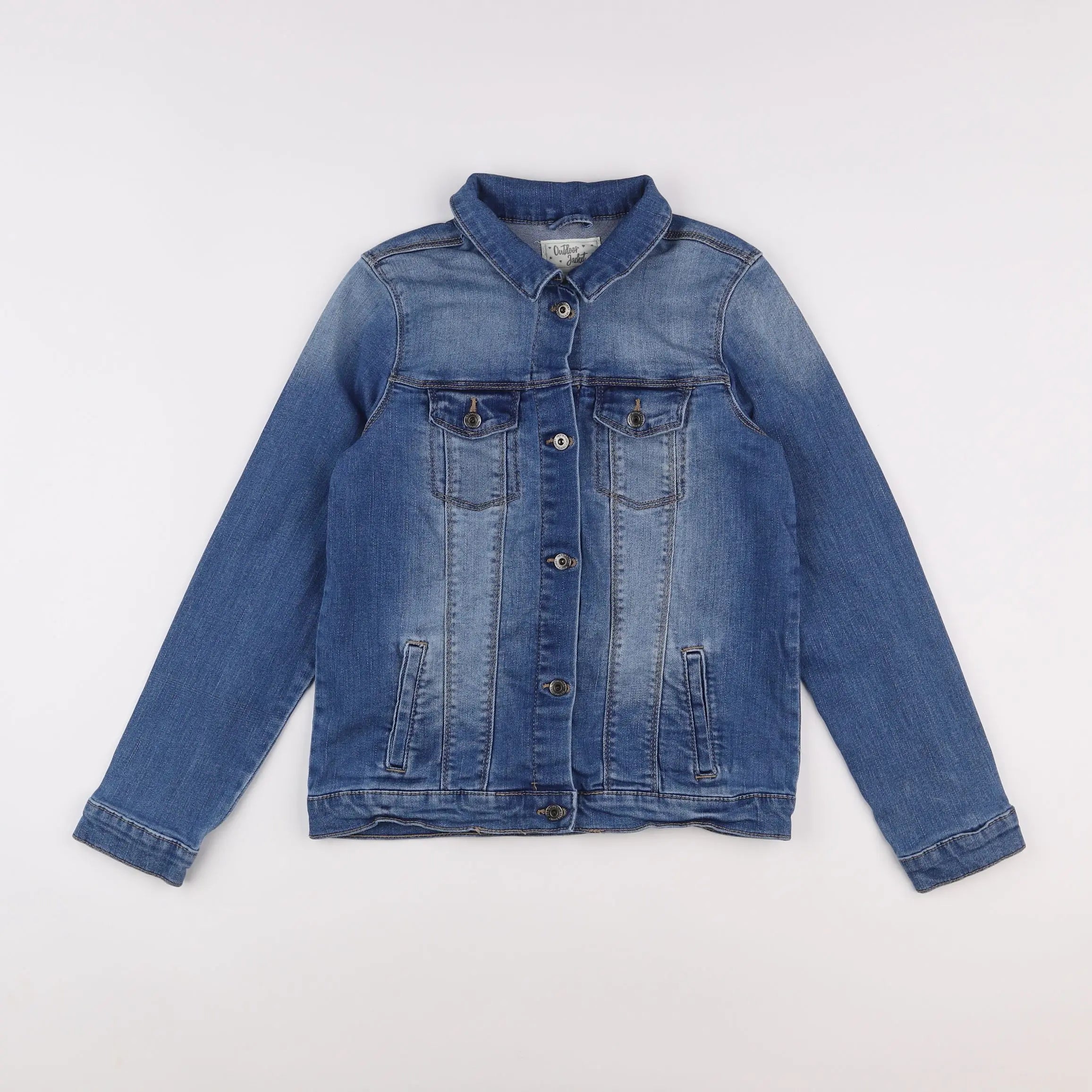 Vertbaudet - veste bleu - 10 ans