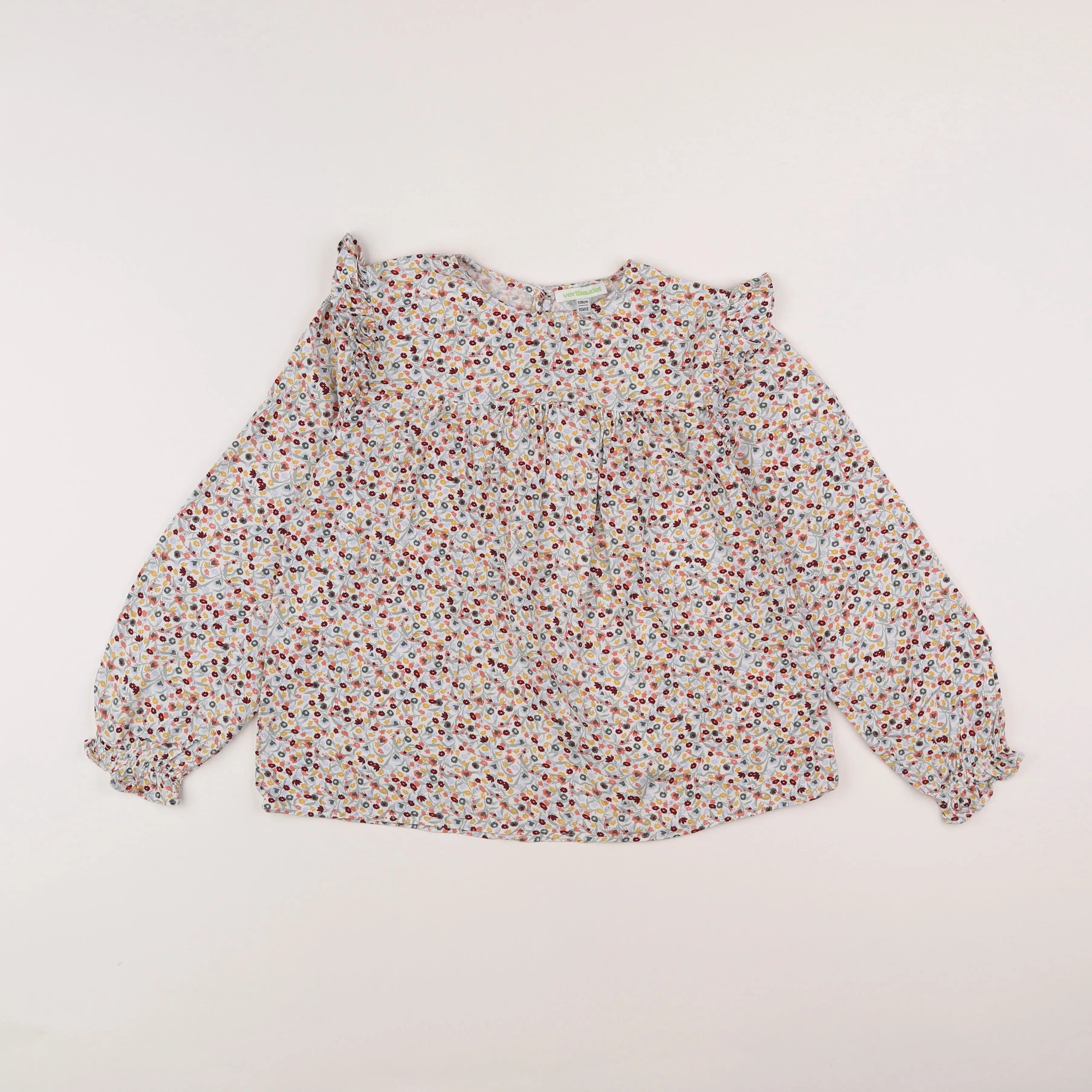 Vertbaudet - blouse multicolore - 10 ans