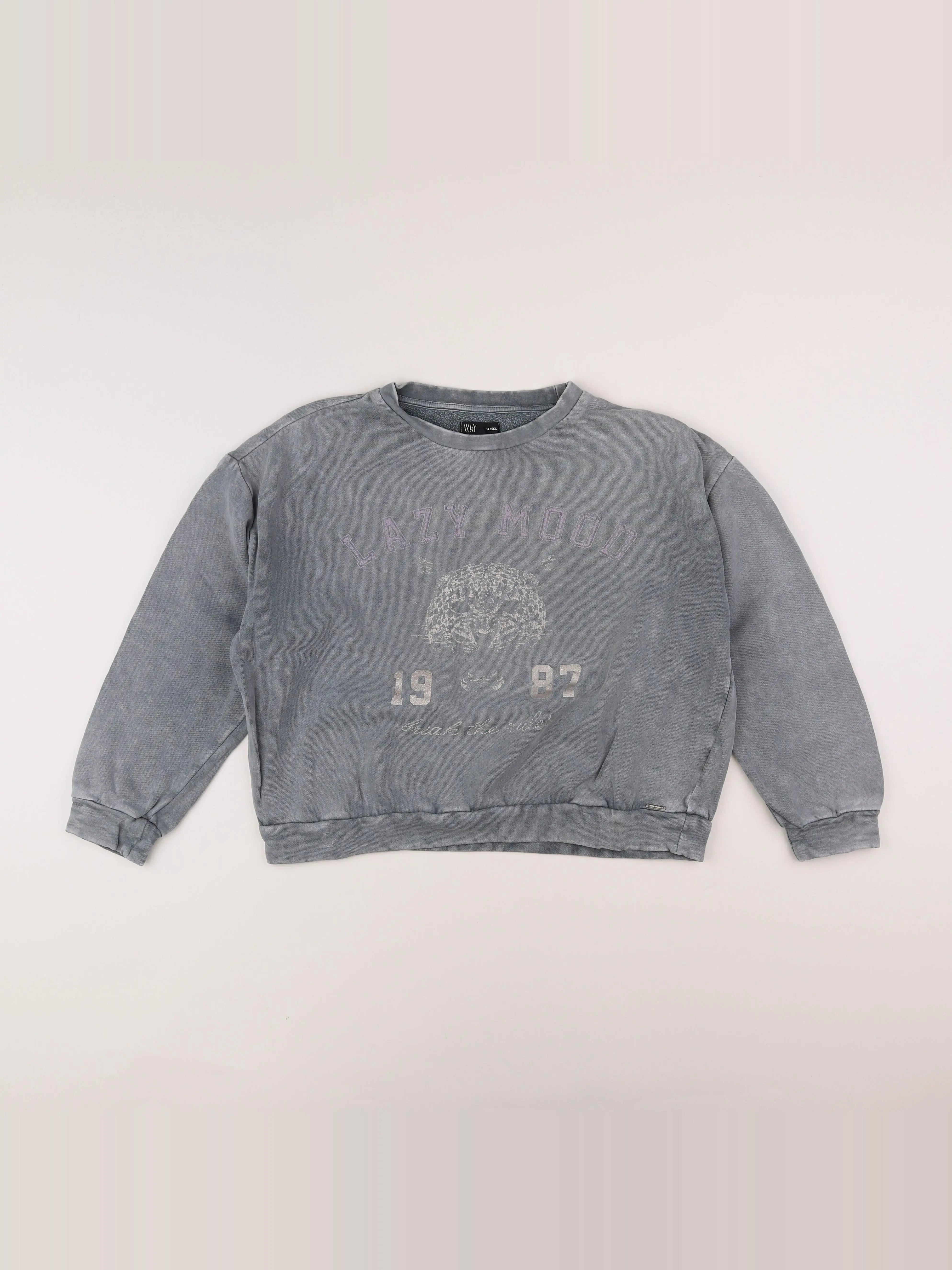 IKKS - sweat gris - 12 ans