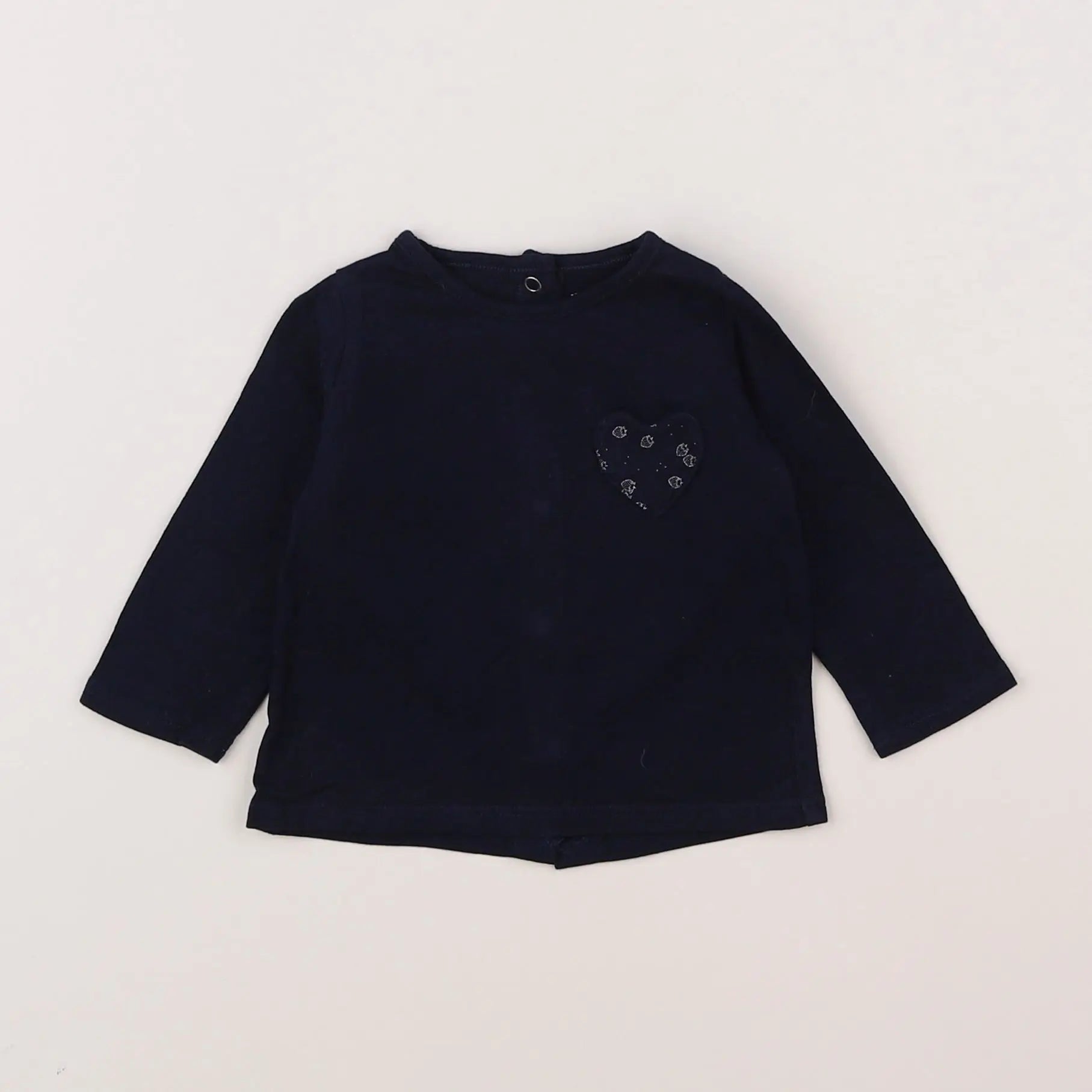 Vertbaudet - tee-shirt bleu - 3 mois