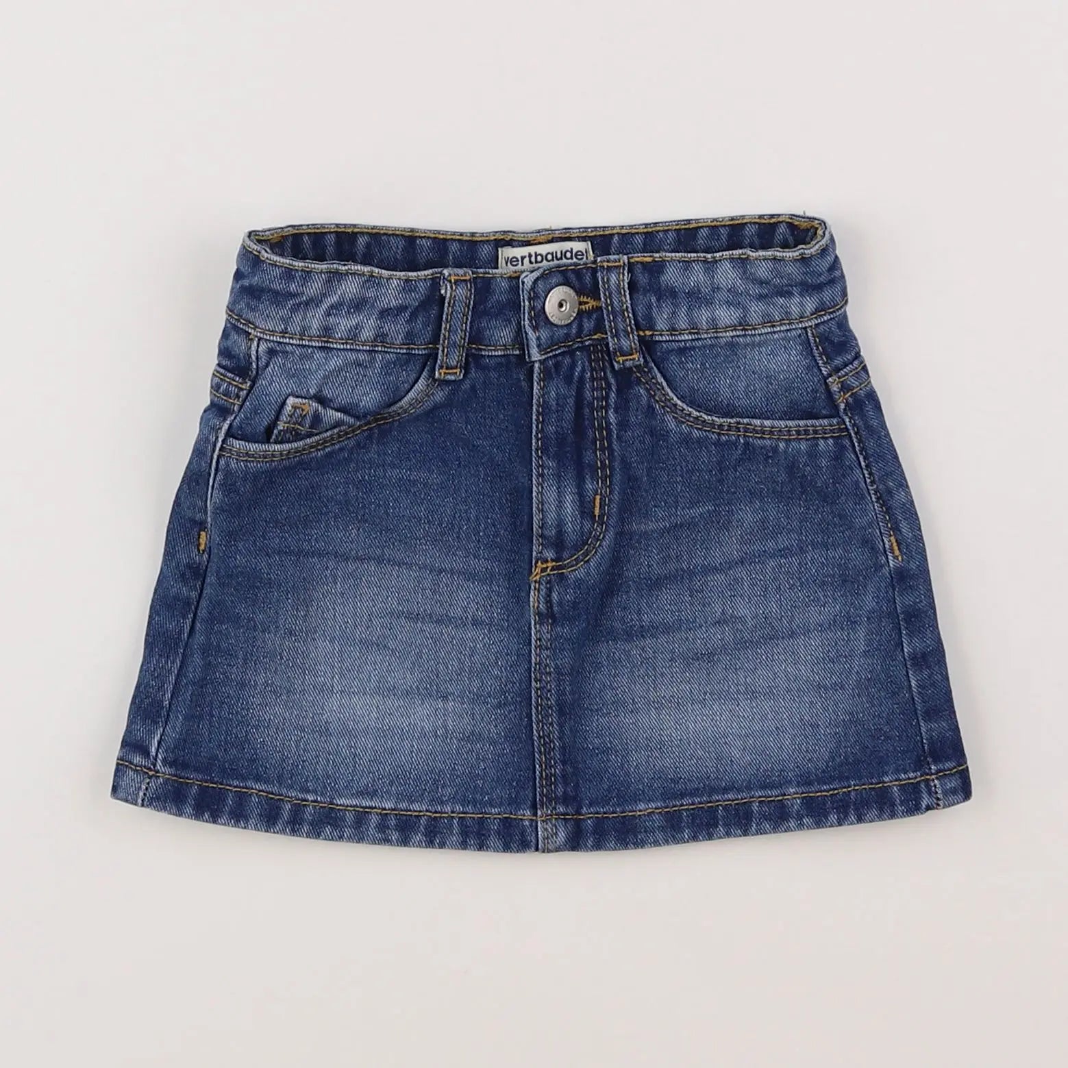 Vertbaudet - jupe bleu - 2 ans