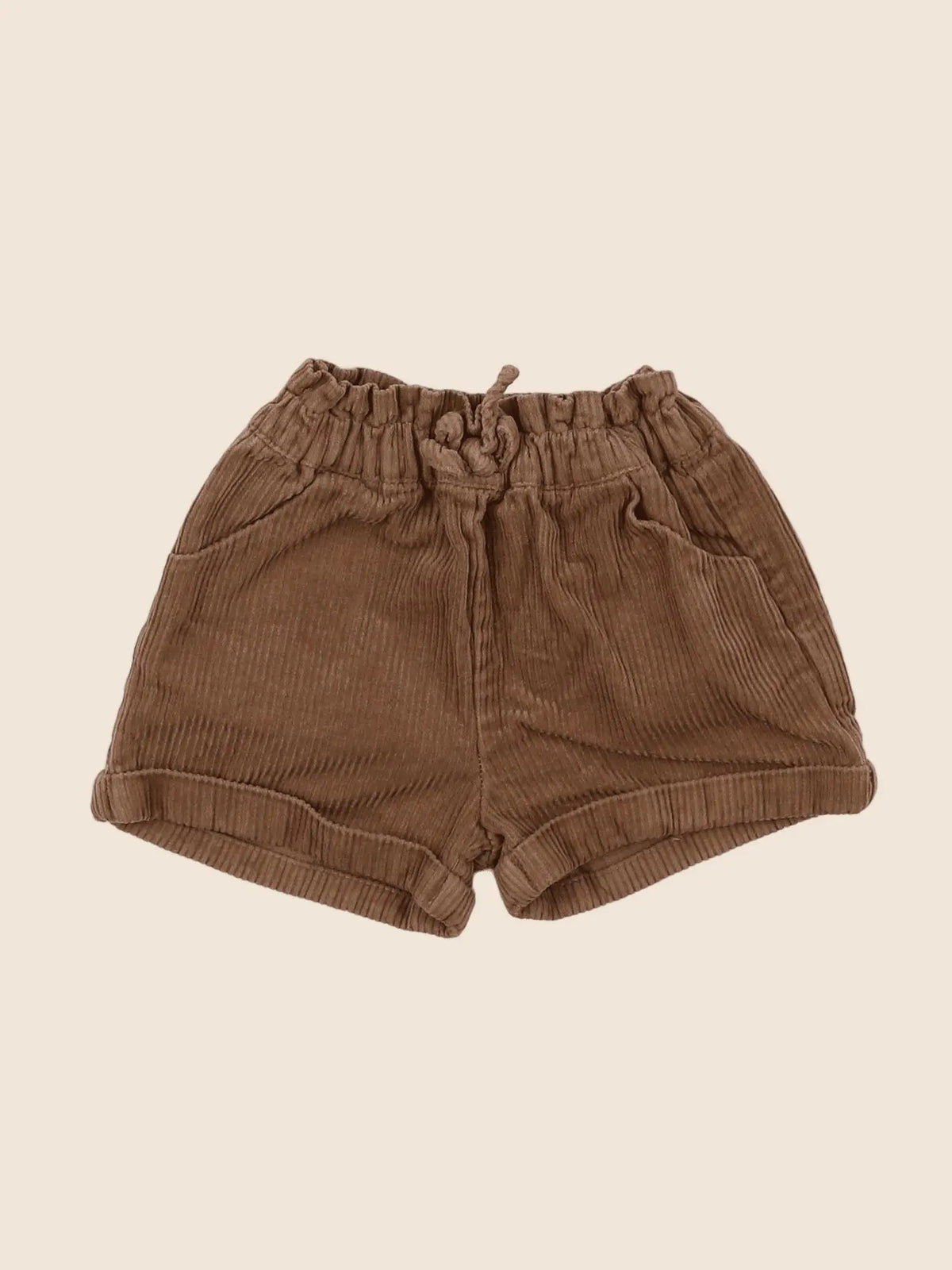 Vertbaudet - short marron - 18 mois