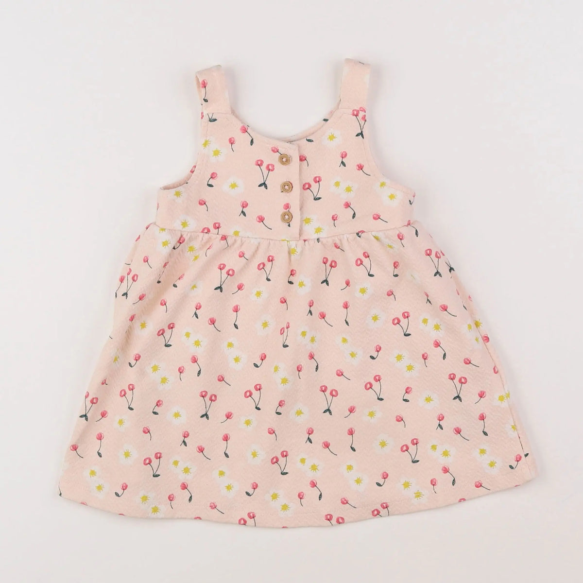 Vertbaudet - robe rose - 12 mois