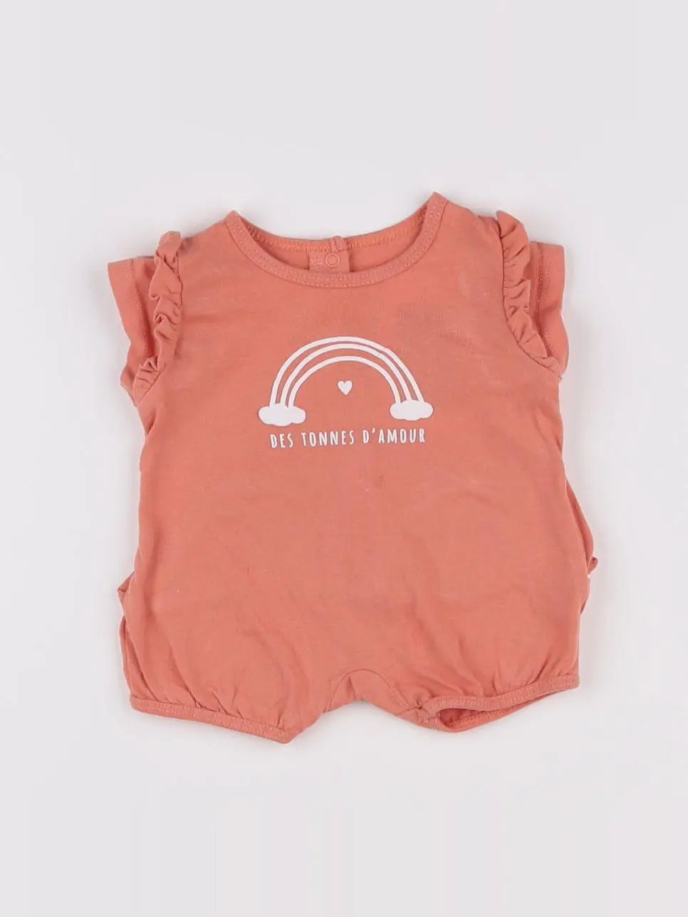 Vertbaudet - pyjama coton rose - 1 mois