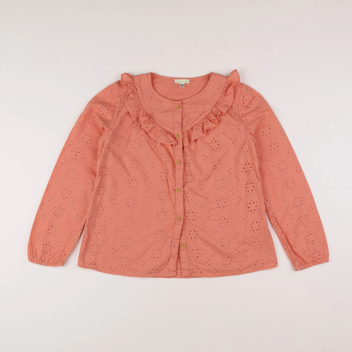 Vertbaudet - blouse orange - 12 ans
