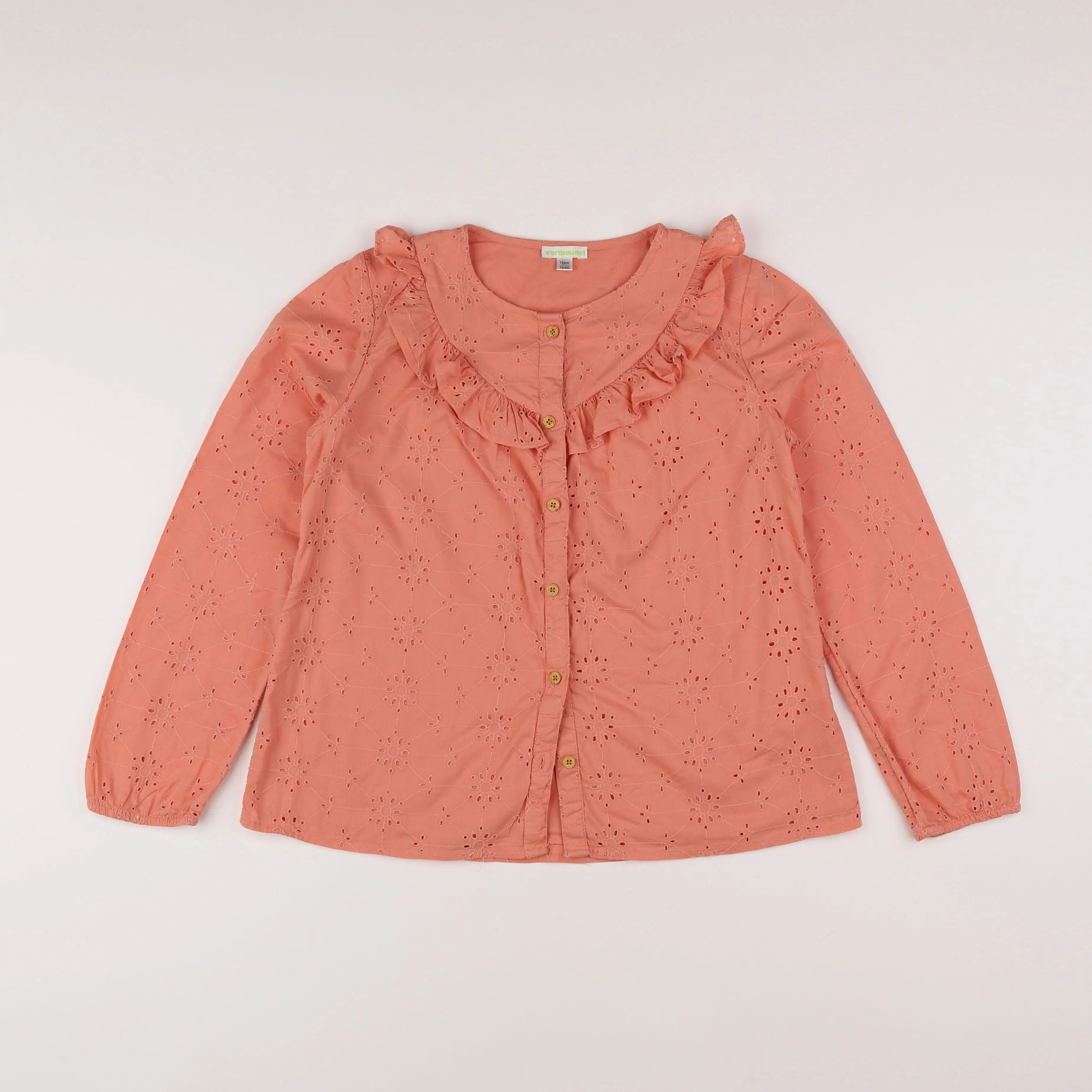 Vertbaudet - blouse orange - 12 ans